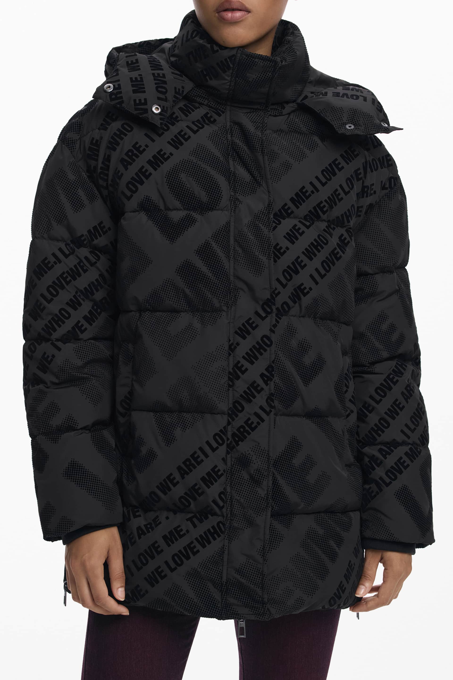 Desigual mujer negro chaqueta