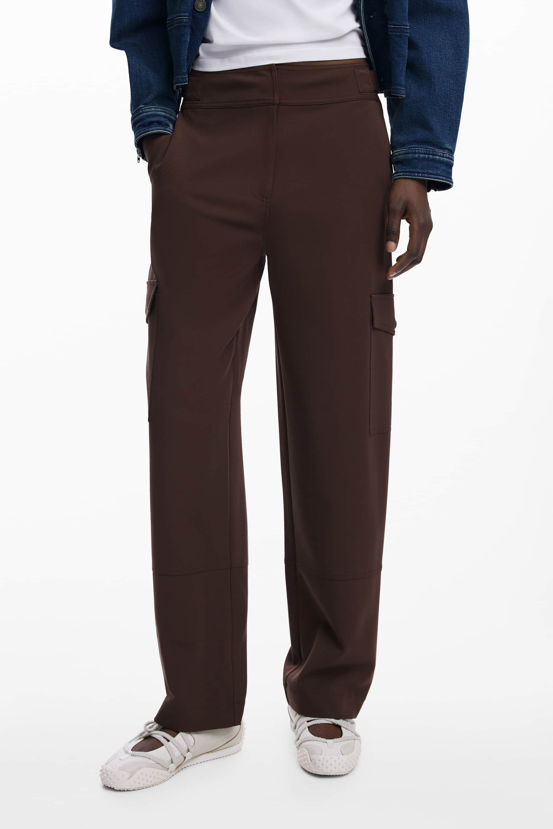 Desigual mujer marrón pantalón