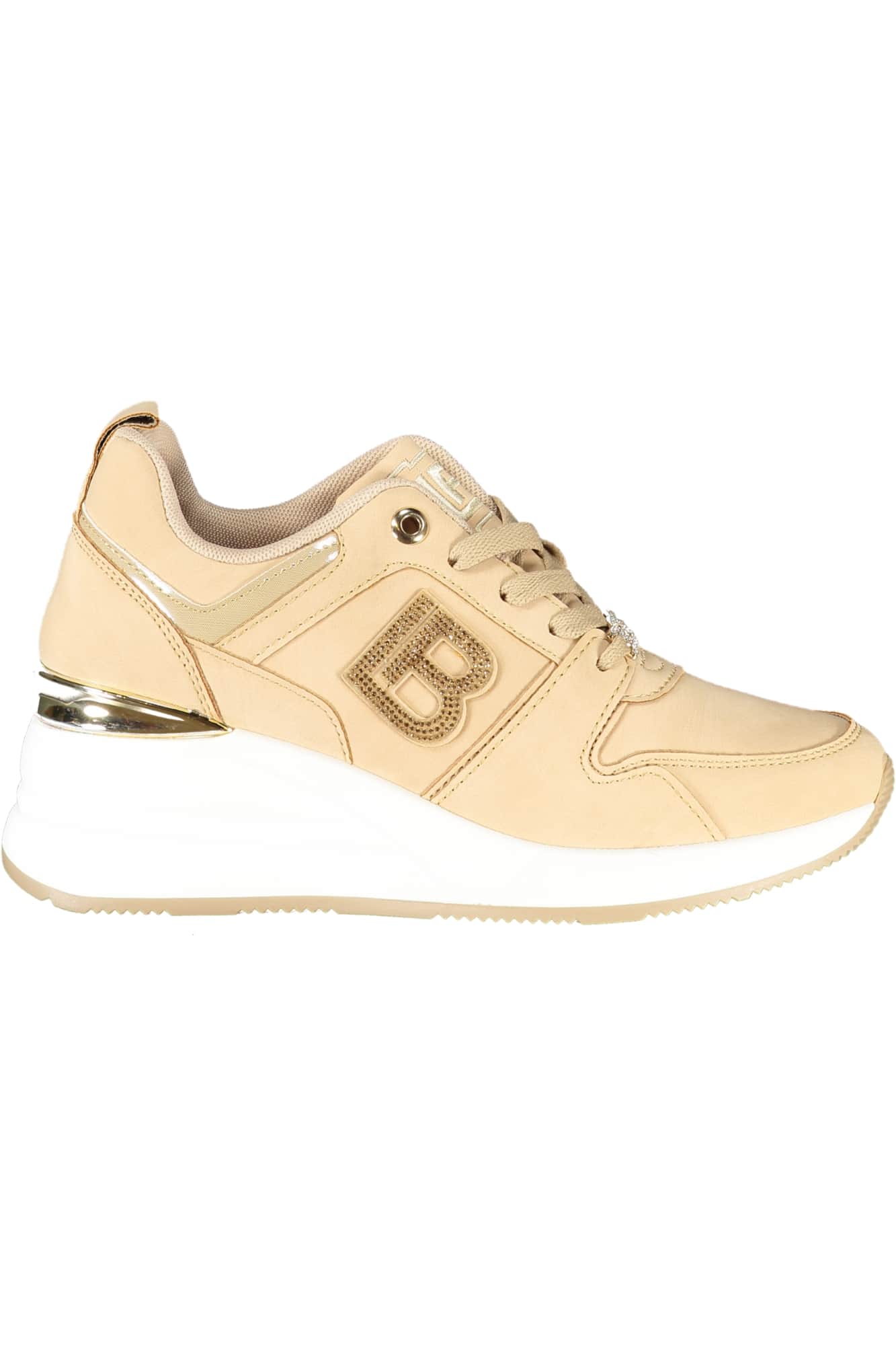 Laura Biagiotti mujer beige zapatillas deportivas