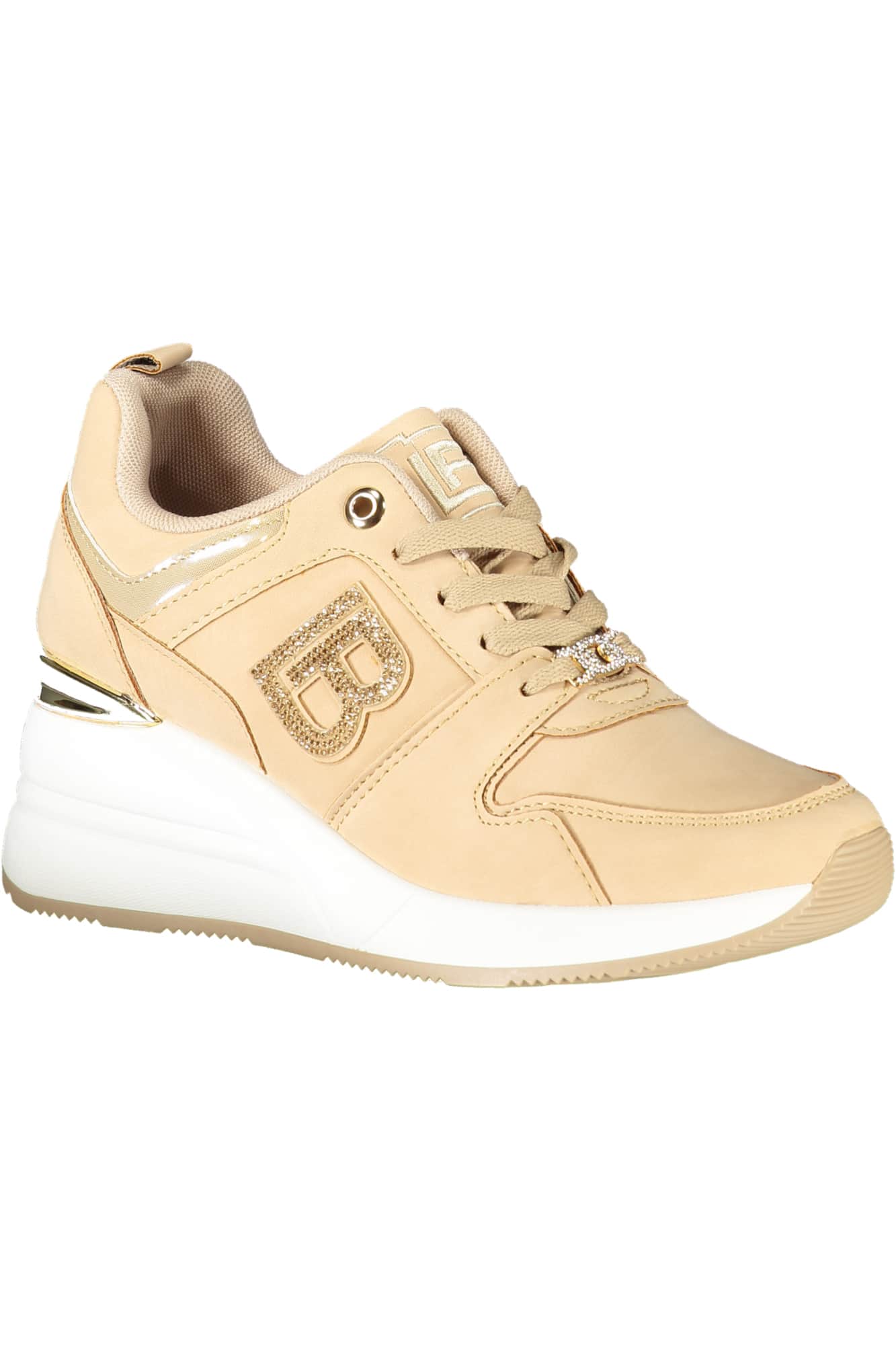Laura Biagiotti mujer beige zapatillas deportivas
