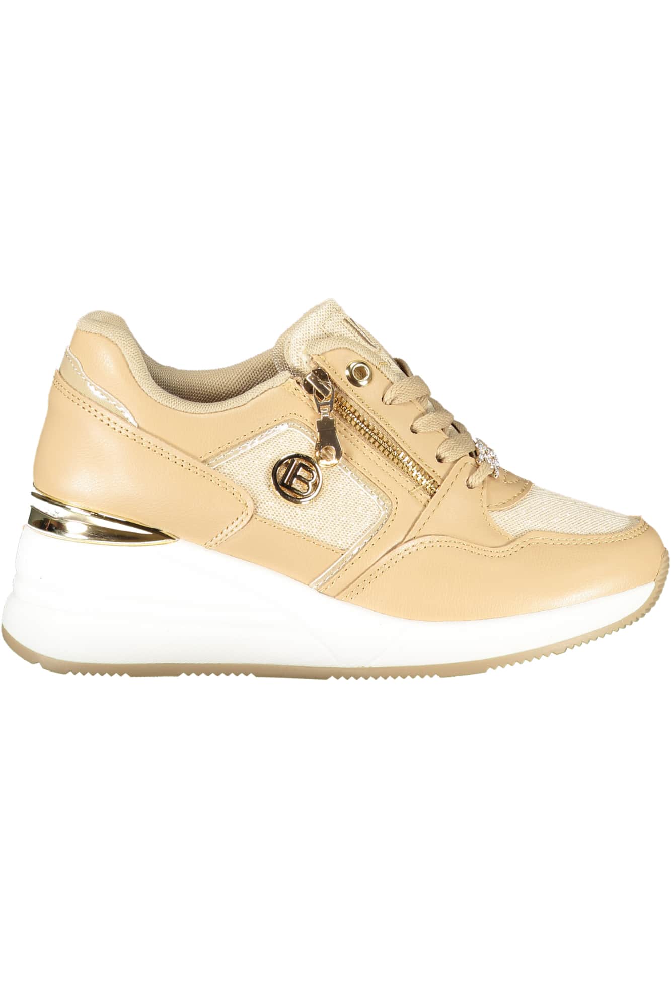 Laura Biagiotti mujer beige zapatillas deportivas