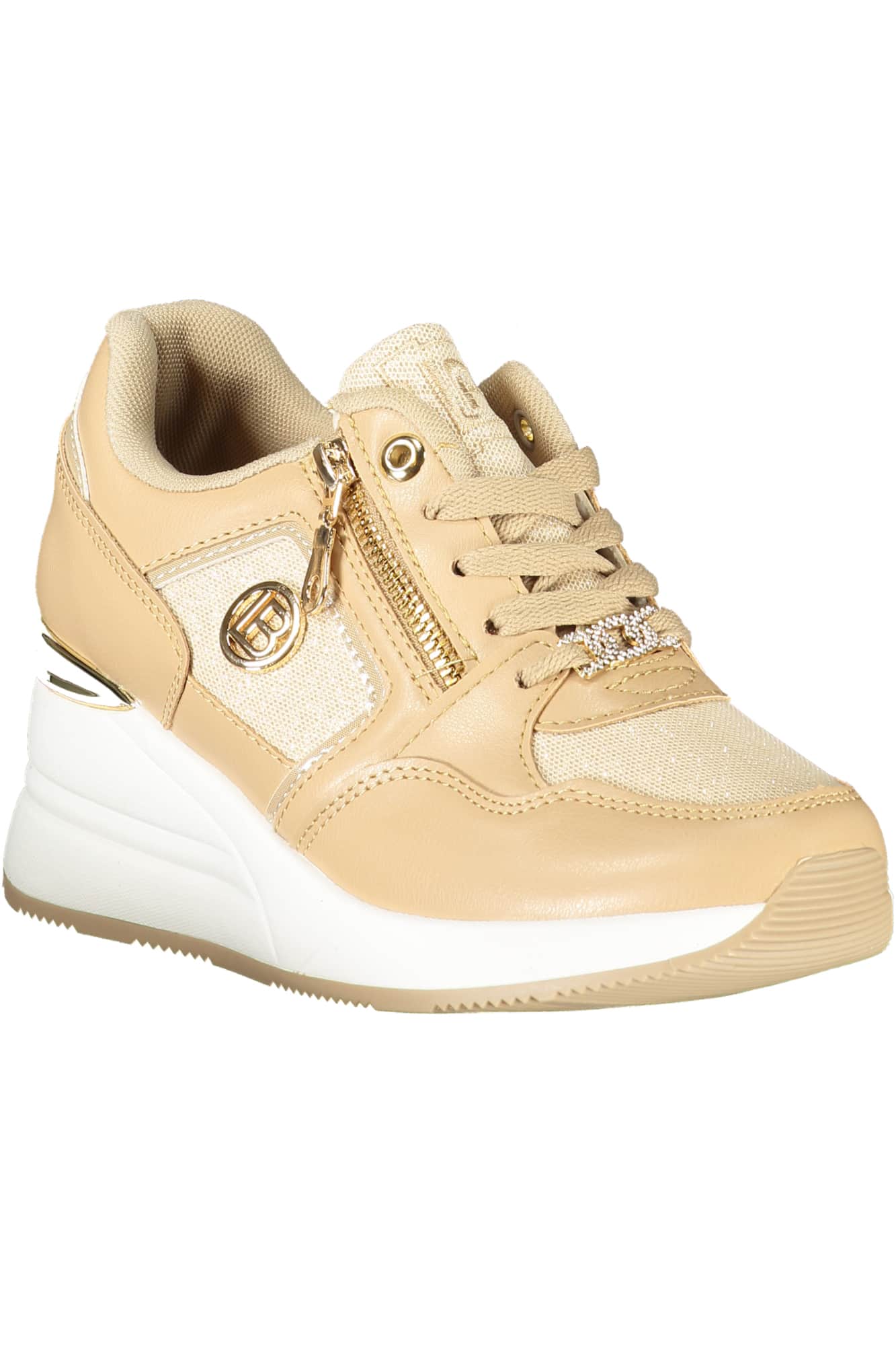 Laura Biagiotti mujer beige zapatillas deportivas