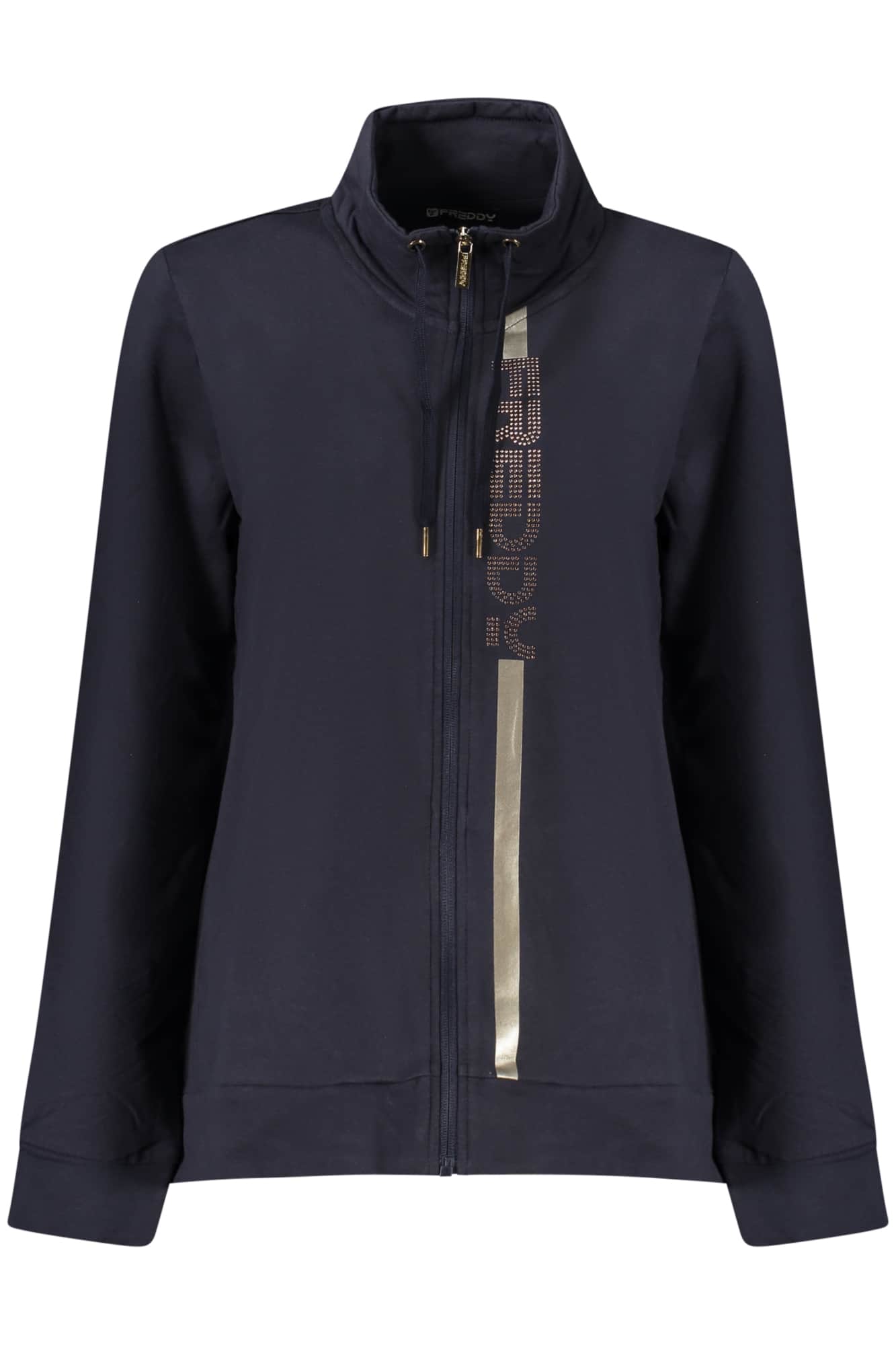 Freddy mujer morado con cremallera sudadera