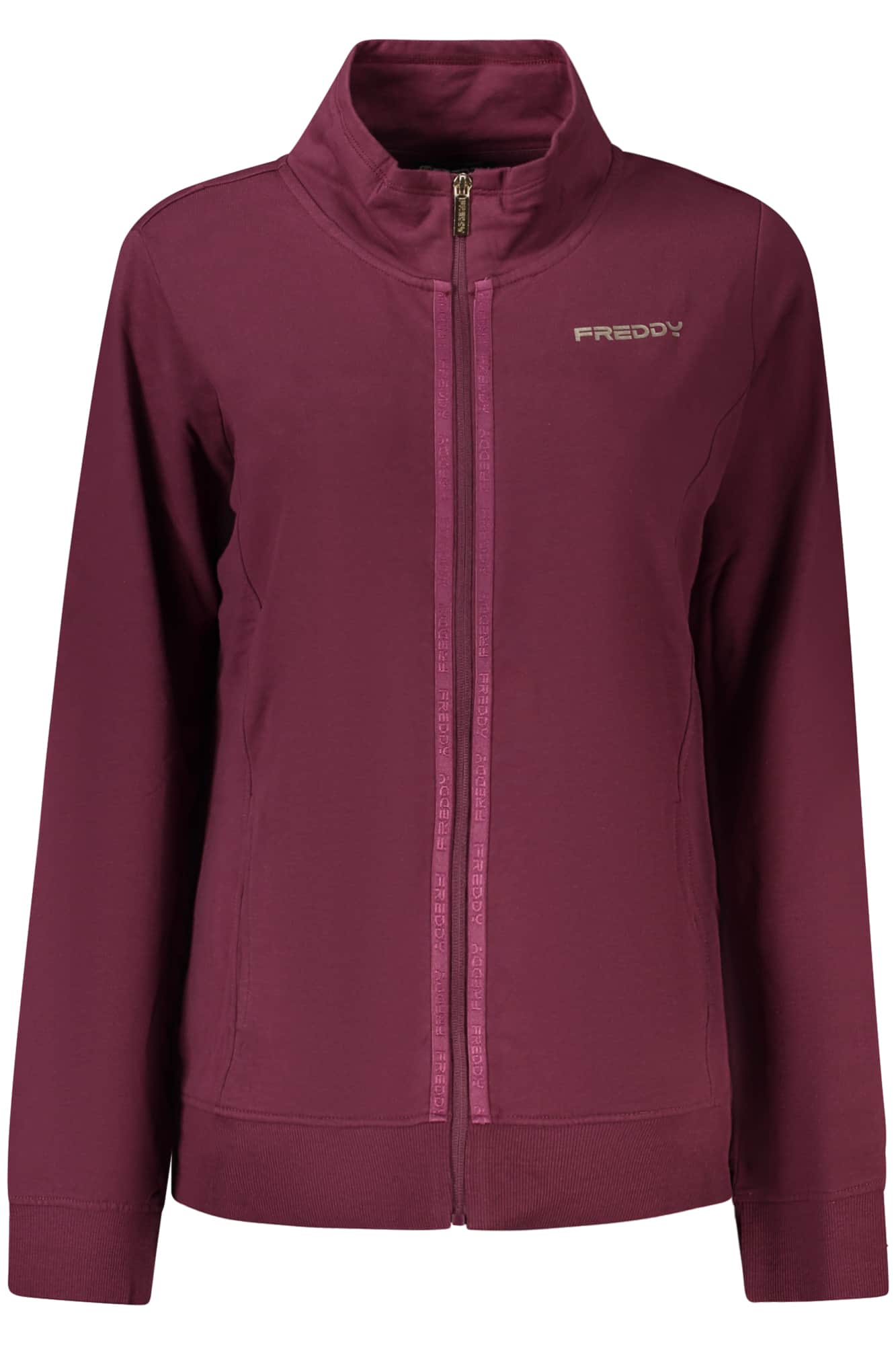 Freddy mujer morado con cremallera sudadera