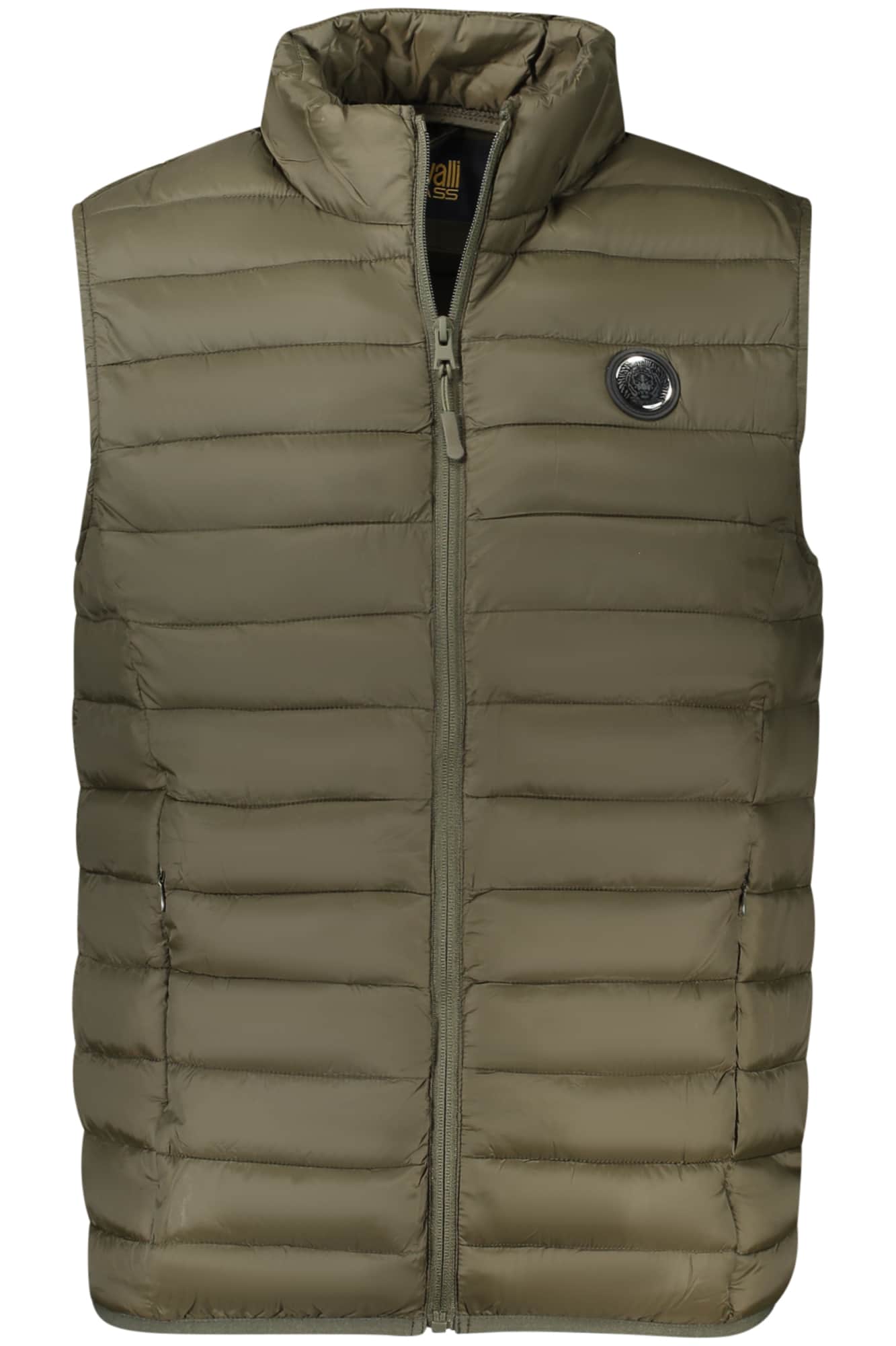Cavalli Class hombre azul sin mangas chaqueta
