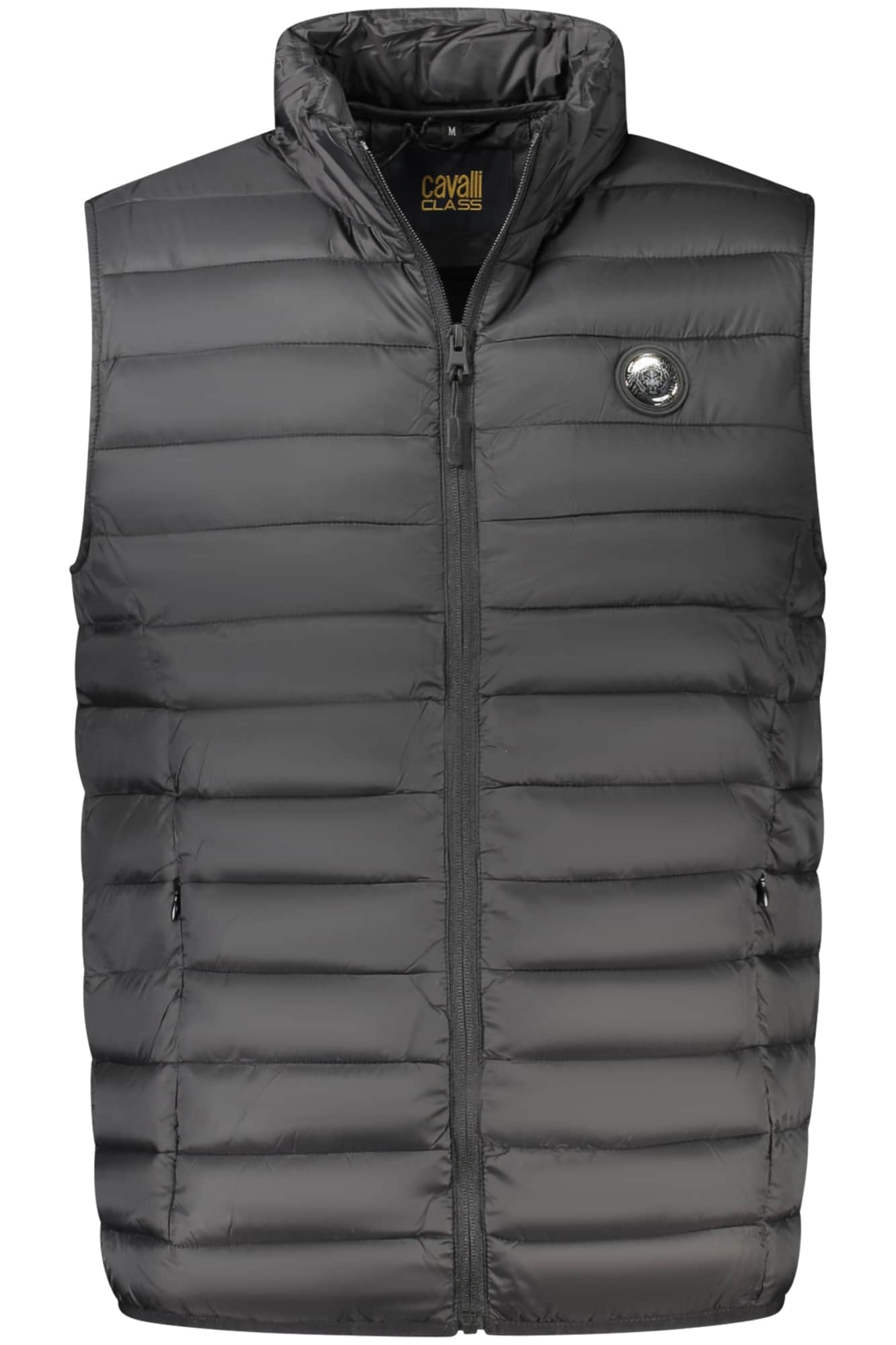 Cavalli Class hombre azul sin mangas chaqueta