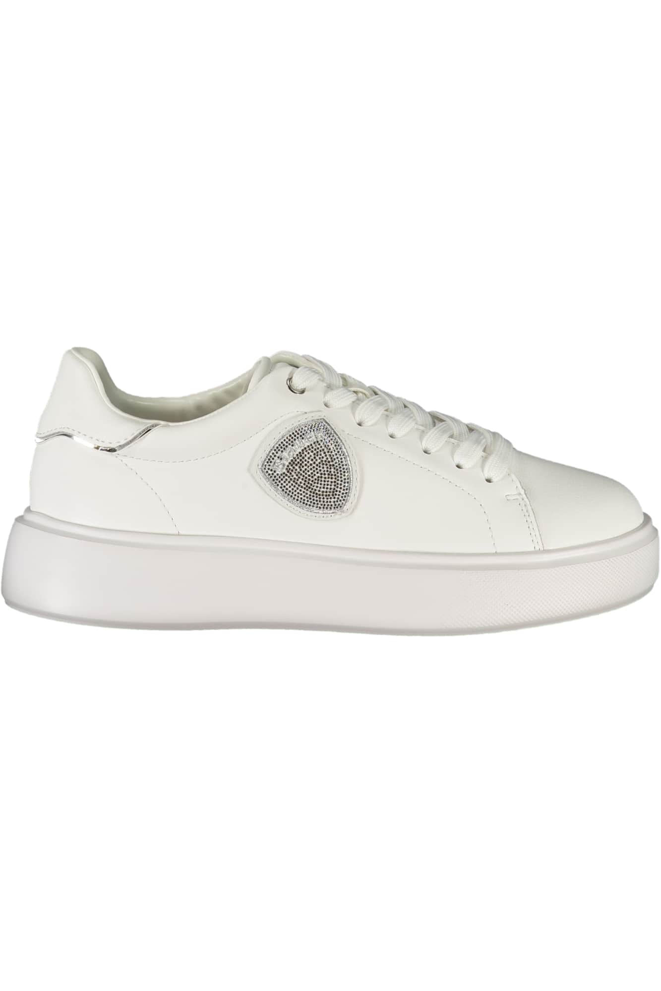 Blauer mujer blanco zapatillas deportivas