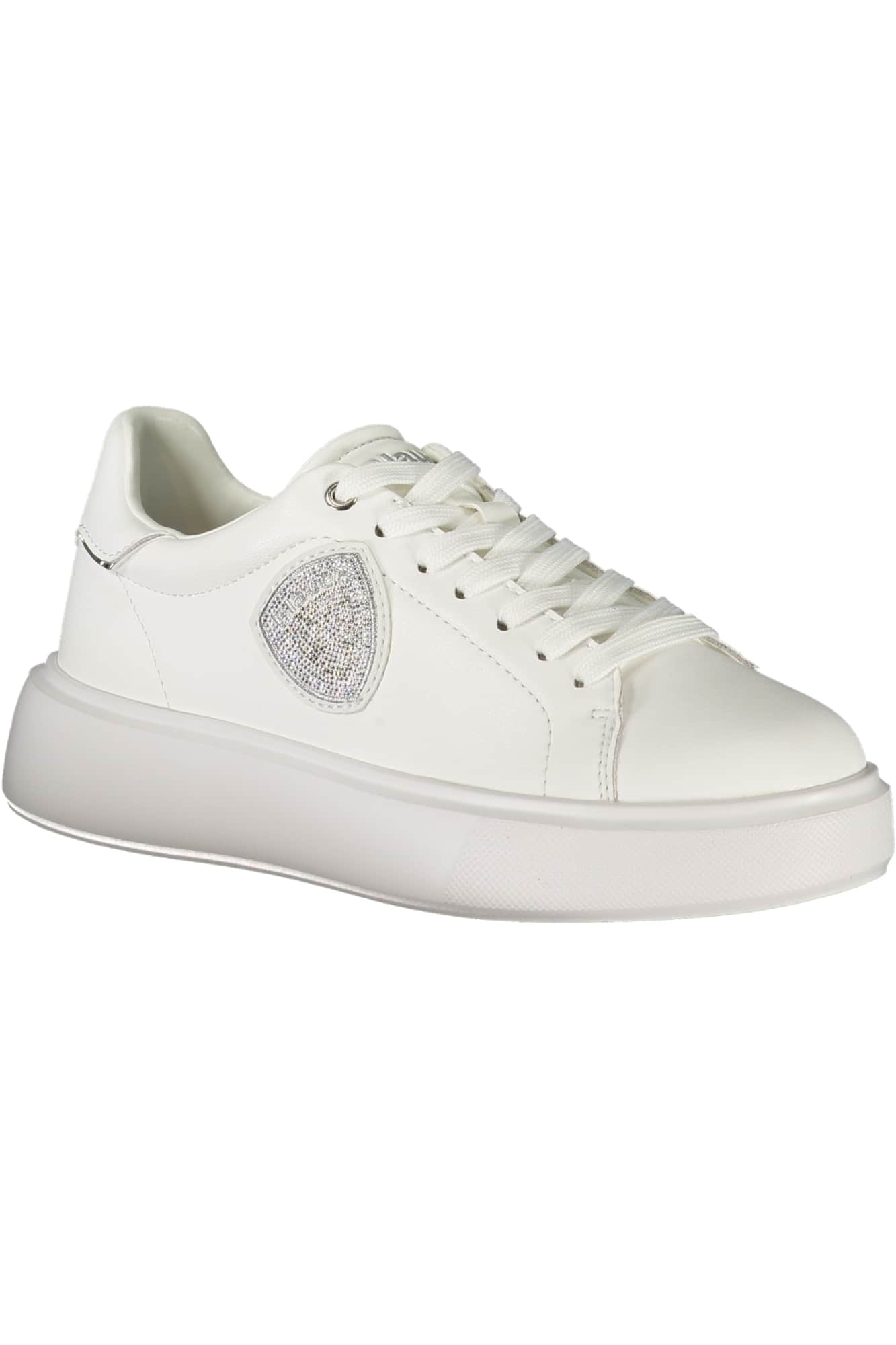 Blauer mujer blanco zapatillas deportivas