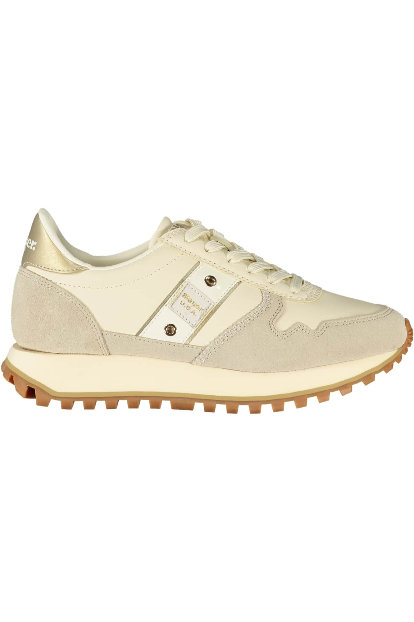 Blauer mujer beige zapatillas deportivas