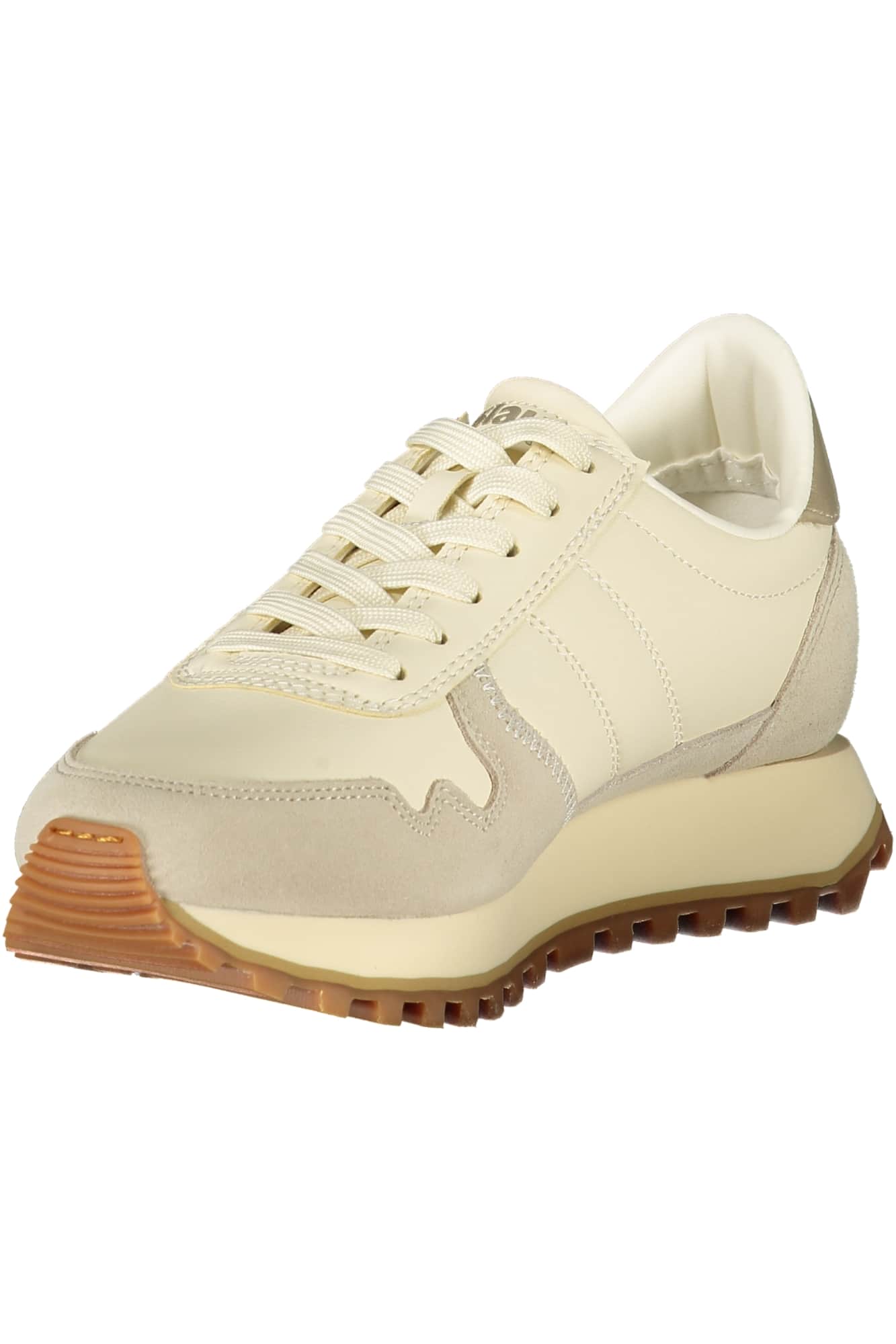 Blauer mujer beige zapatillas deportivas
