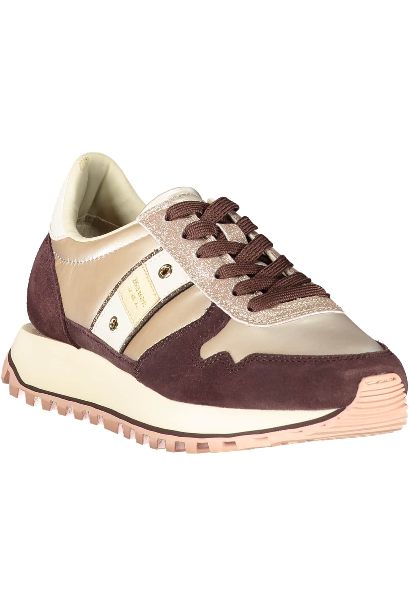 Blauer mujer beige zapatillas deportivas