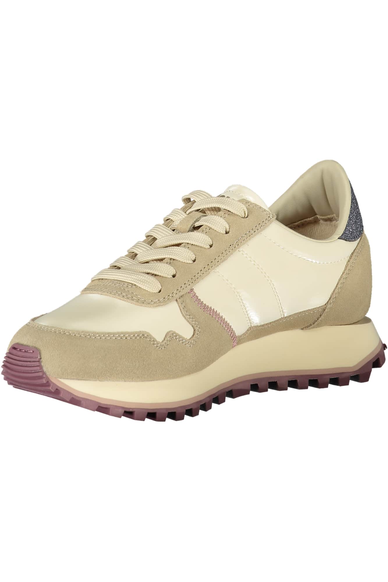 Blauer mujer beige zapatillas deportivas
