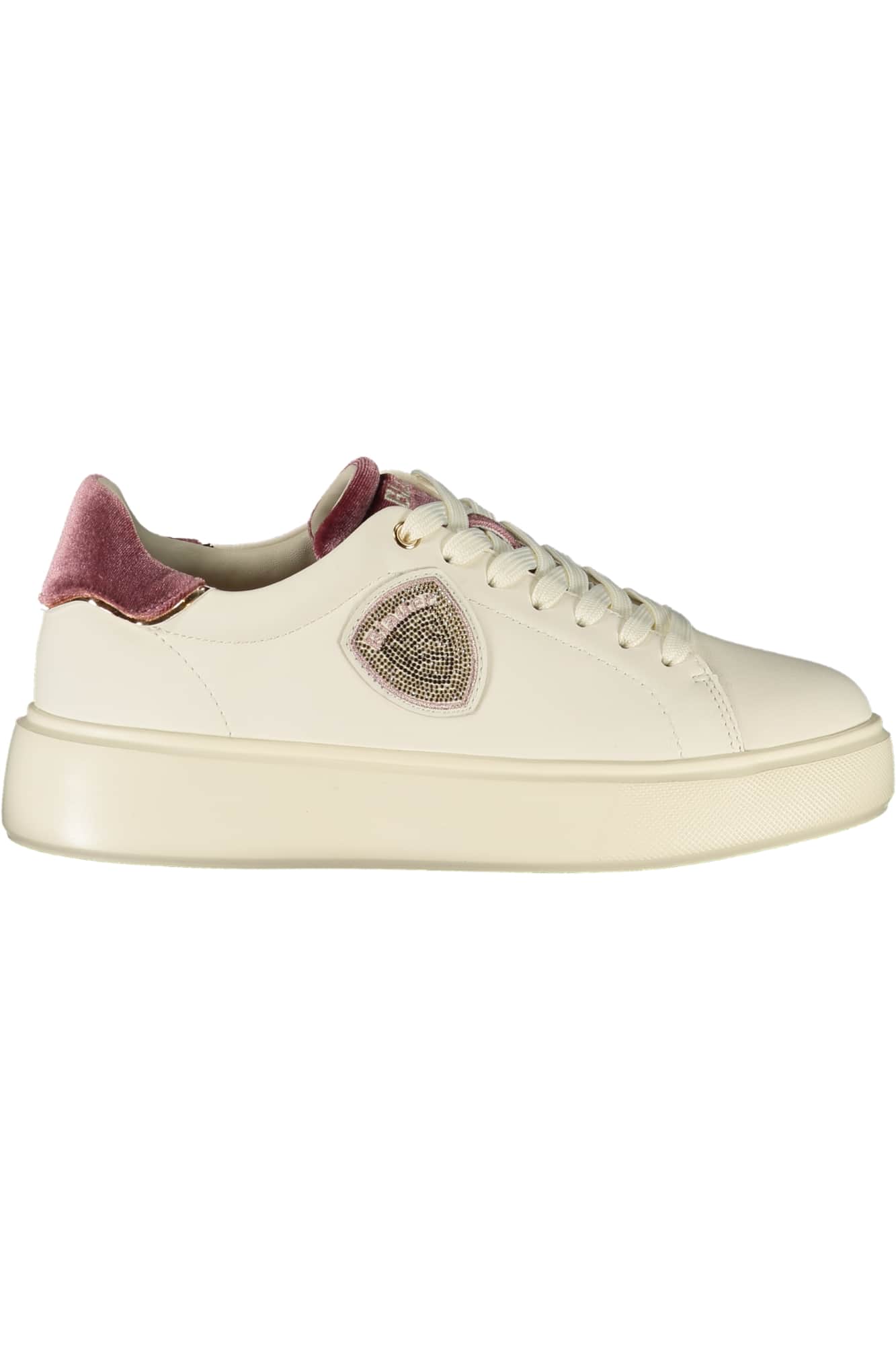 Blauer mujer blanco zapatillas deportivas