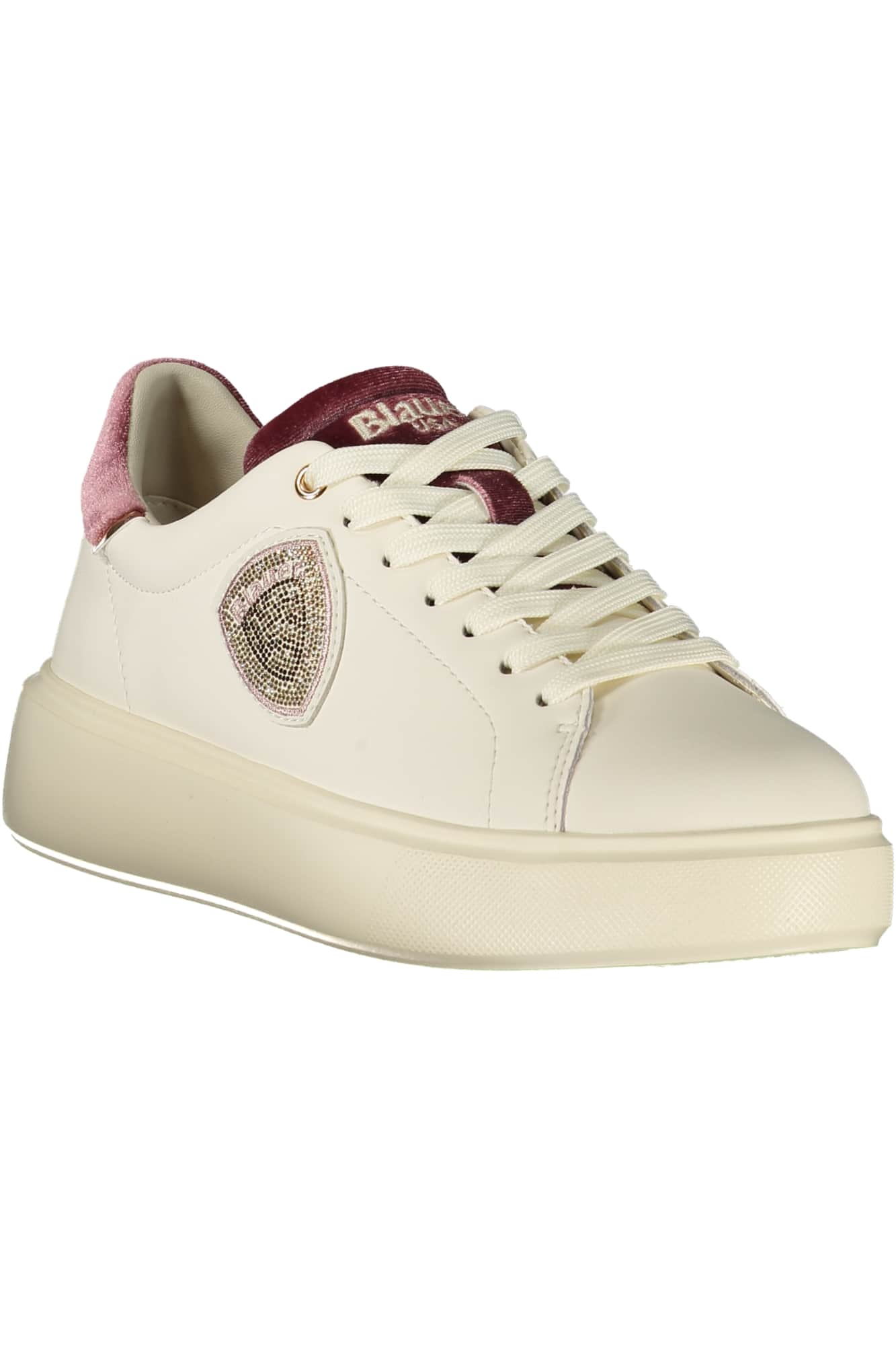 Blauer mujer blanco zapatillas deportivas