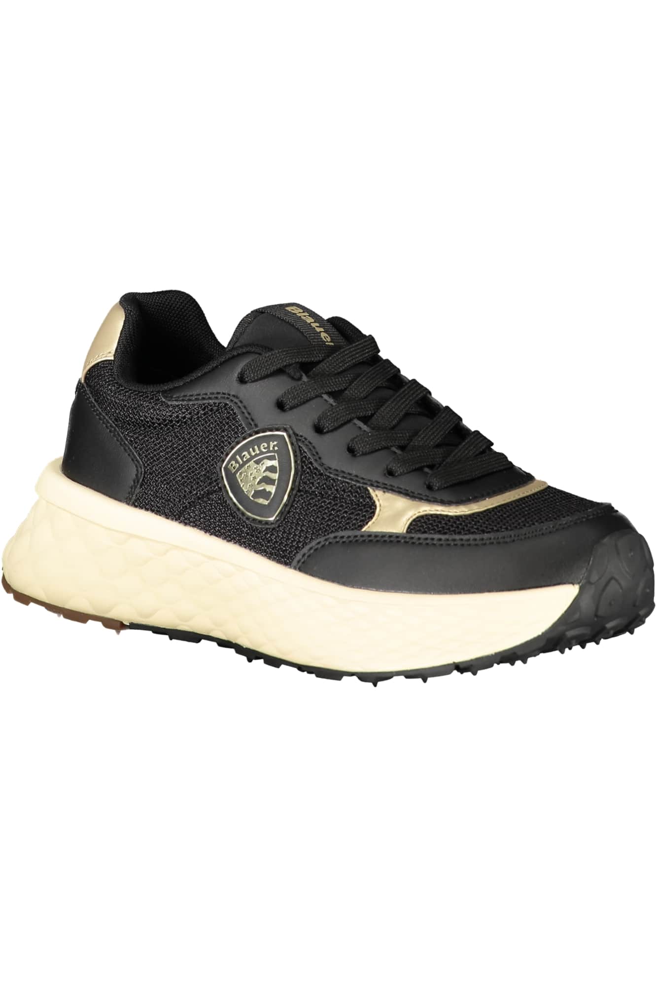 Blauer mujer negro zapatillas deportivas