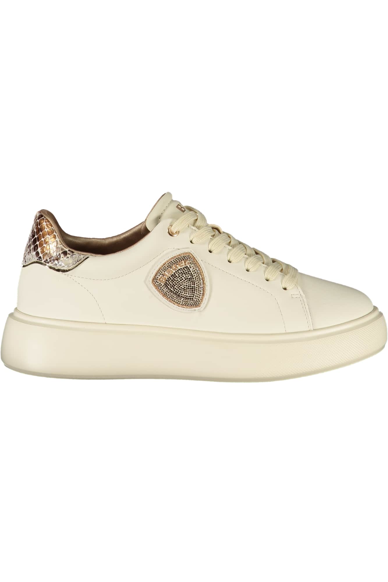 Blauer mujer beige zapatillas deportivas
