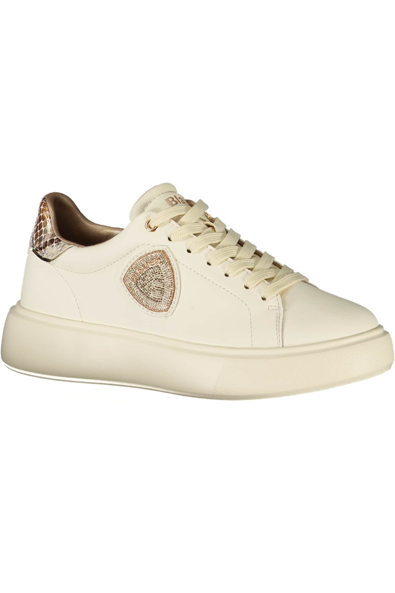 Blauer mujer beige zapatillas deportivas