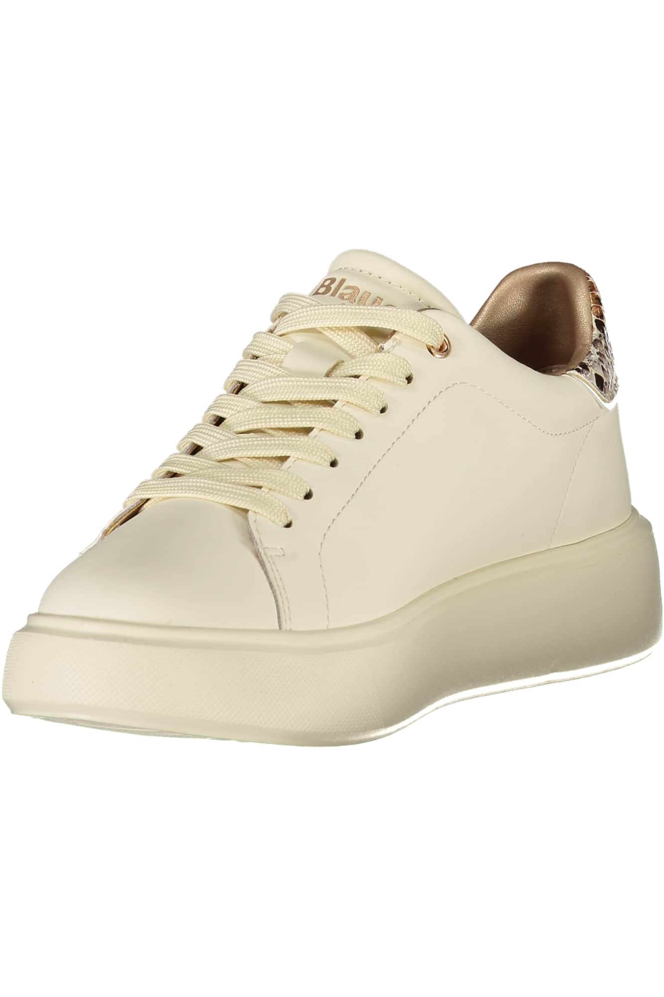 Blauer mujer beige zapatillas deportivas