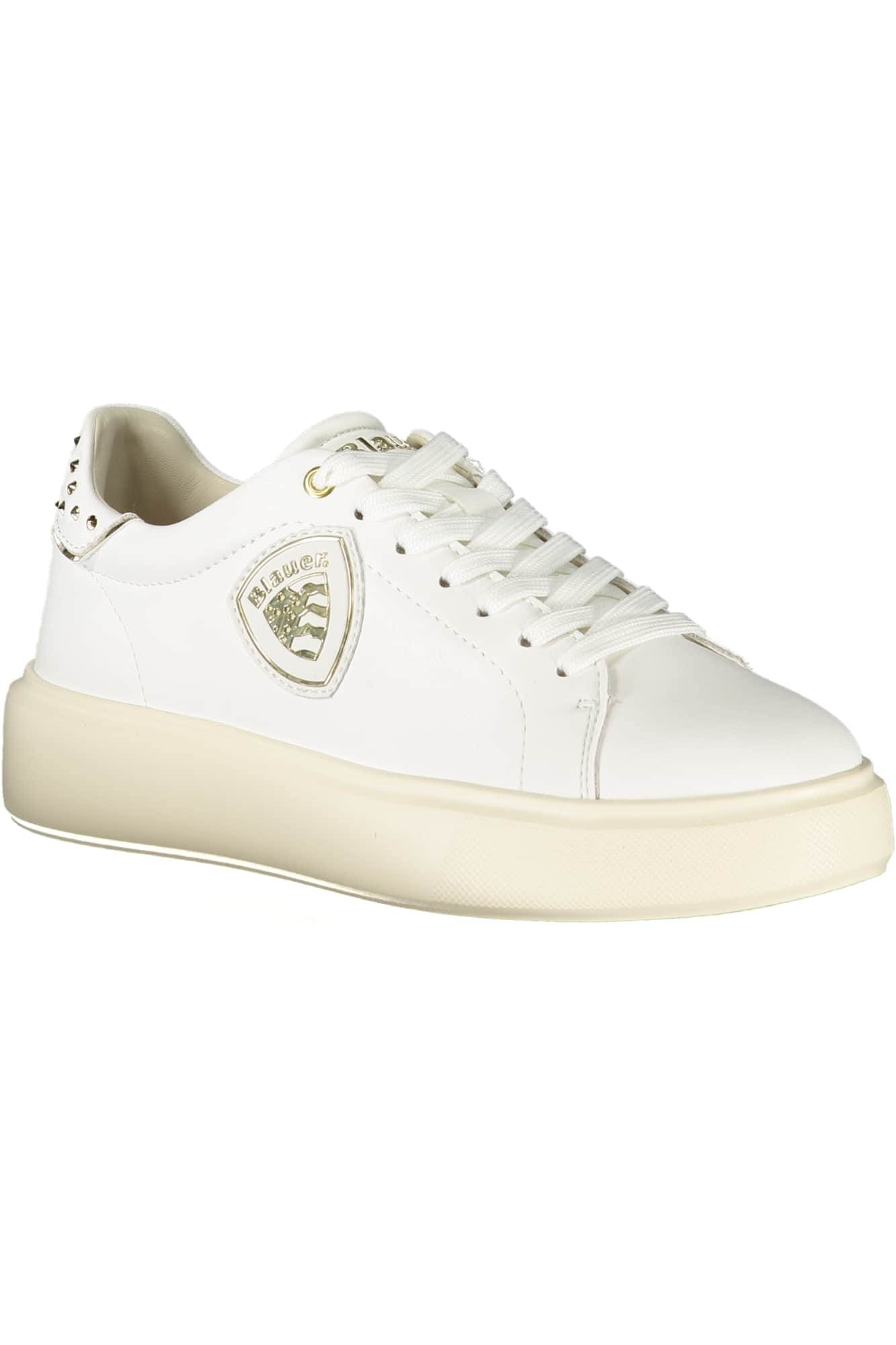 Blauer mujer blanco zapatillas deportivas