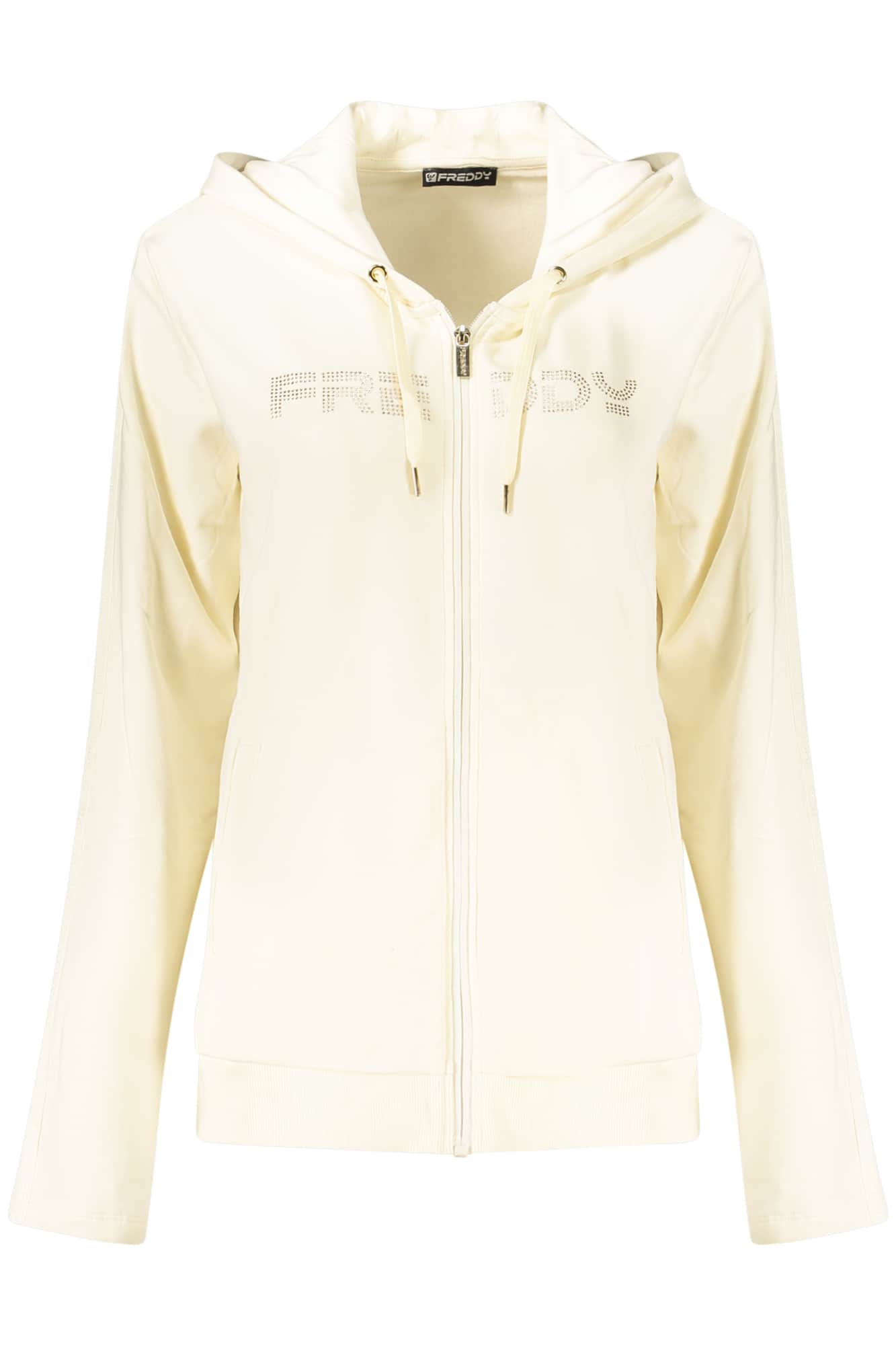 Freddy mujer blanco con cremallera sudadera