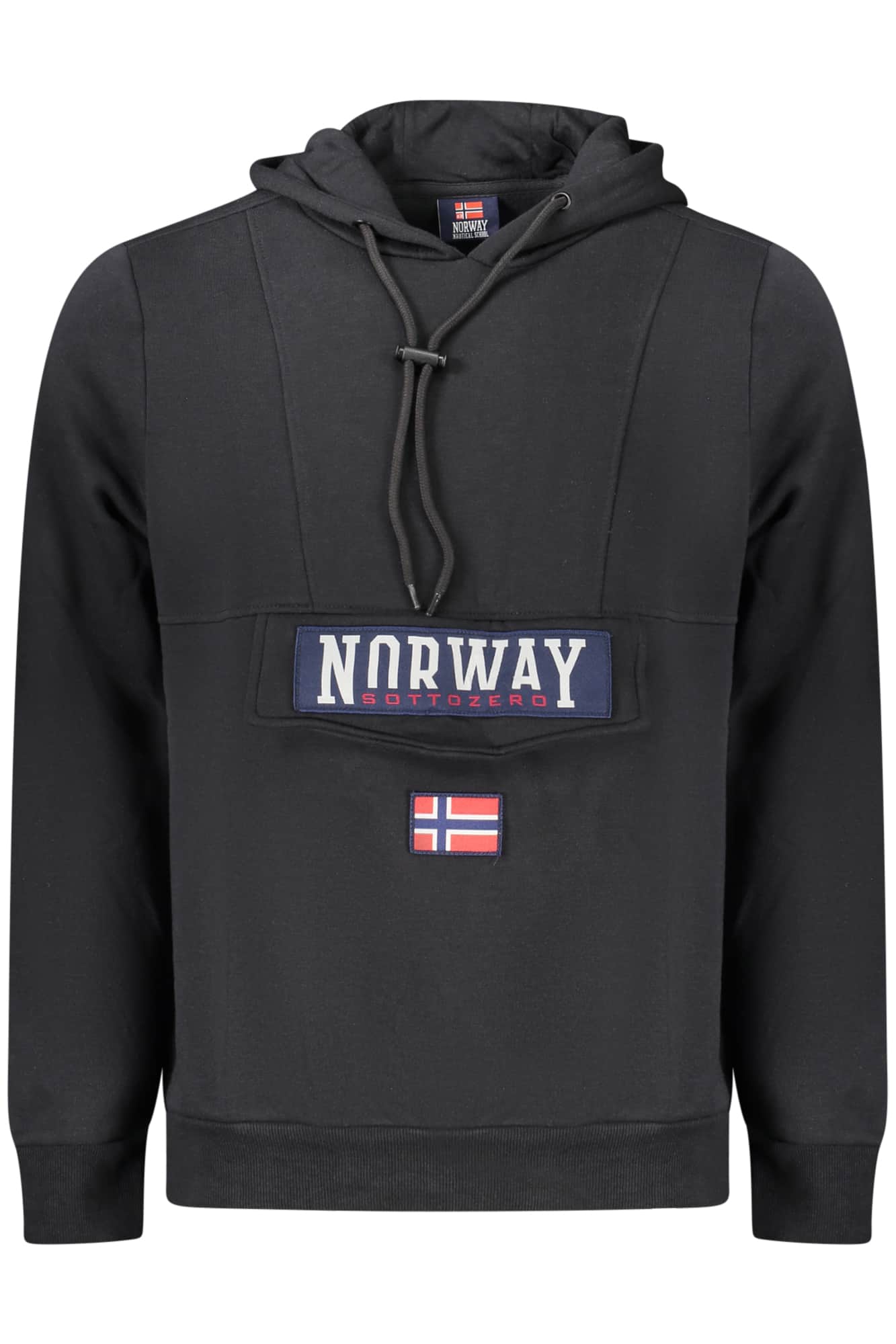 Norway 1963 hombre negro con cremallera sudadera