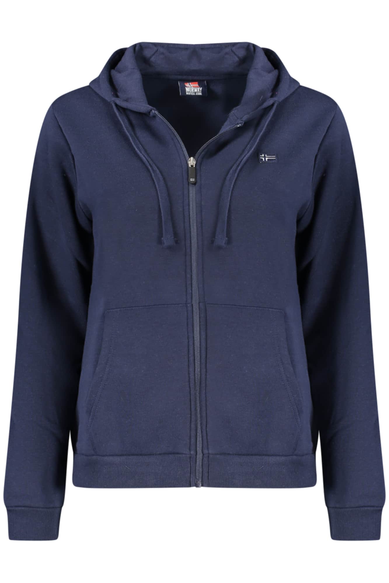 Norway 1963 mujer azul con cremallera sudadera