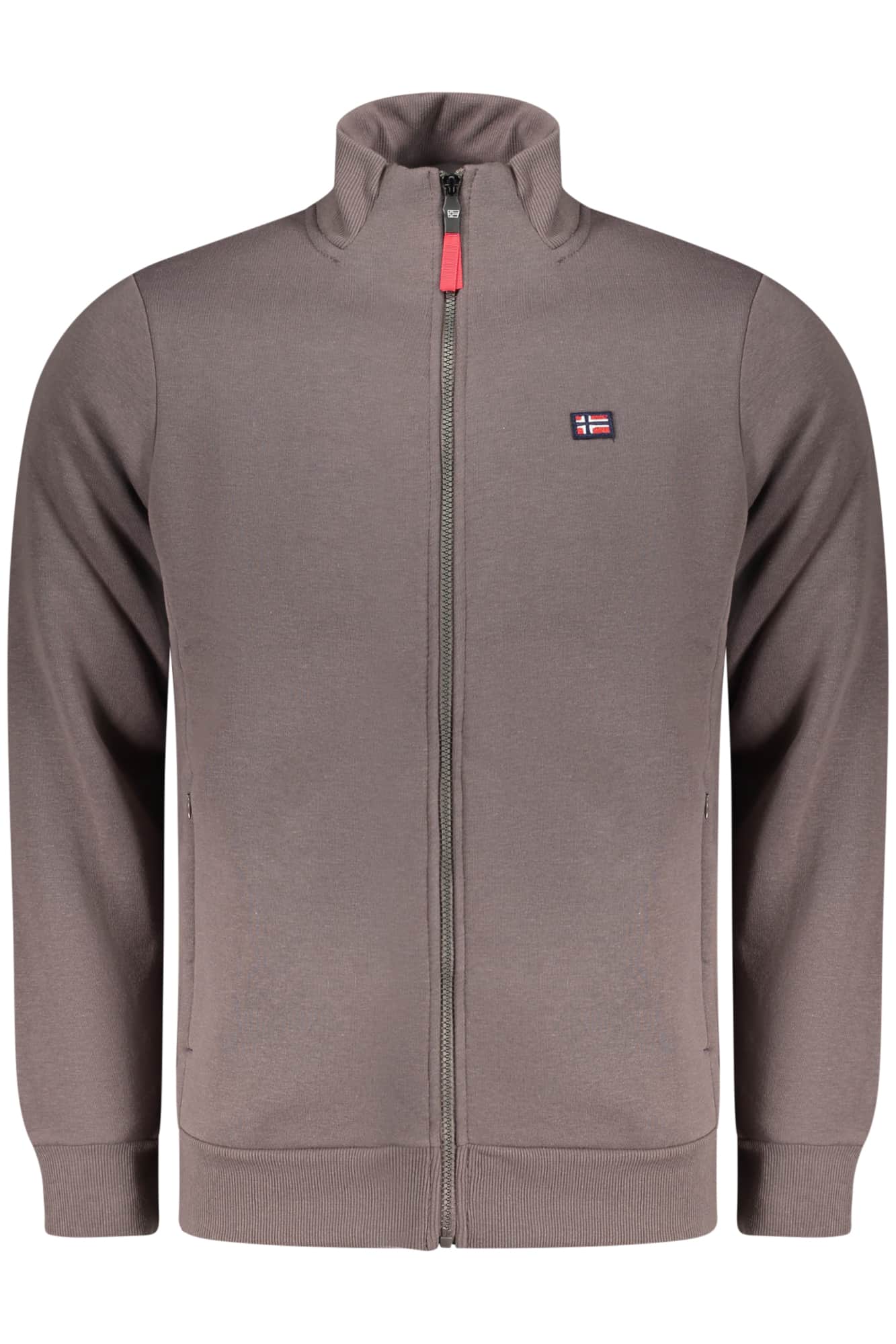 Norway 1963 hombre marrón con cremallera sudadera