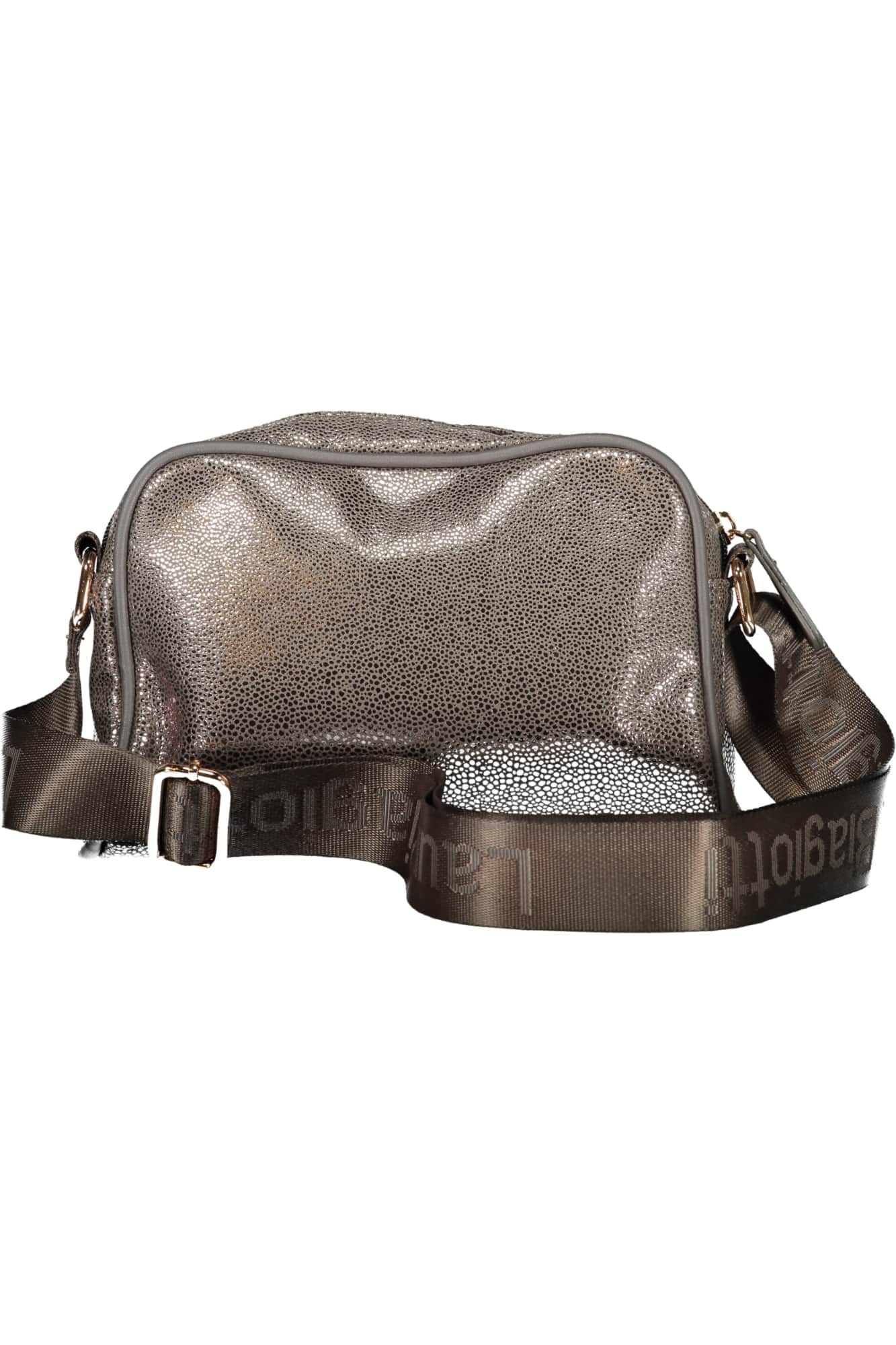Laura Biagiotti mujer gris bolso