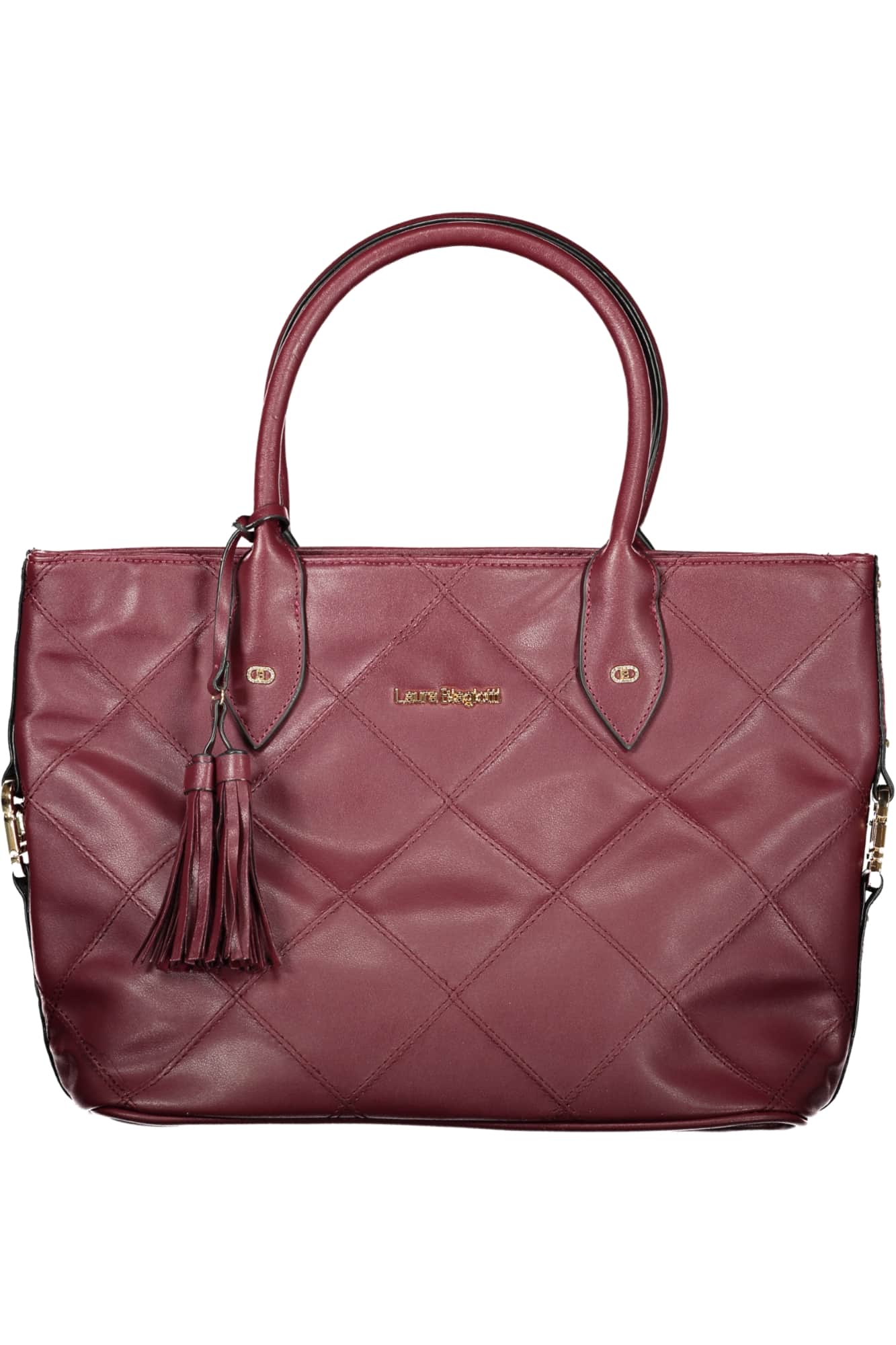 Laura Biagiotti mujer rojo bolso