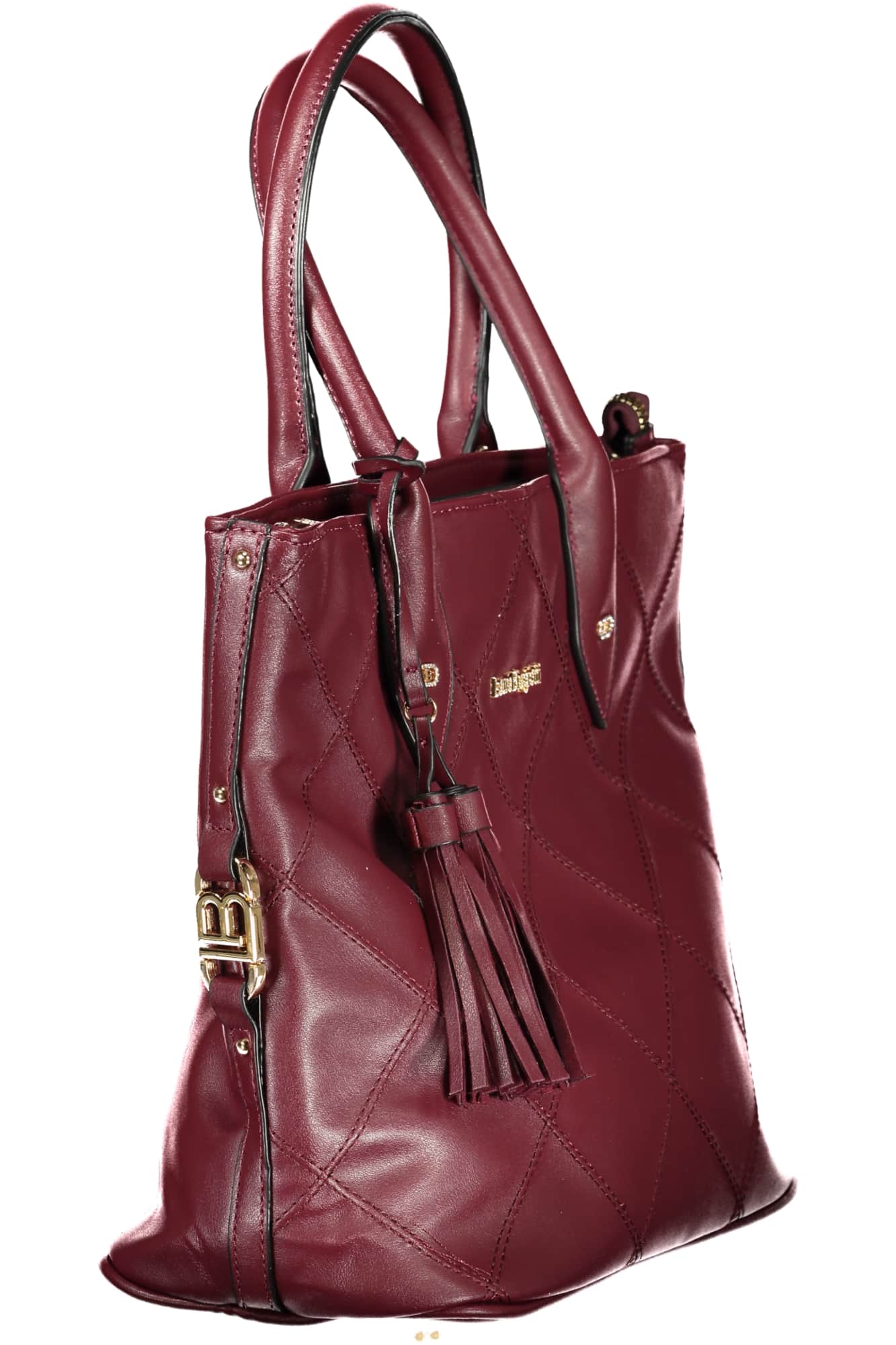 Laura Biagiotti mujer rojo bolso