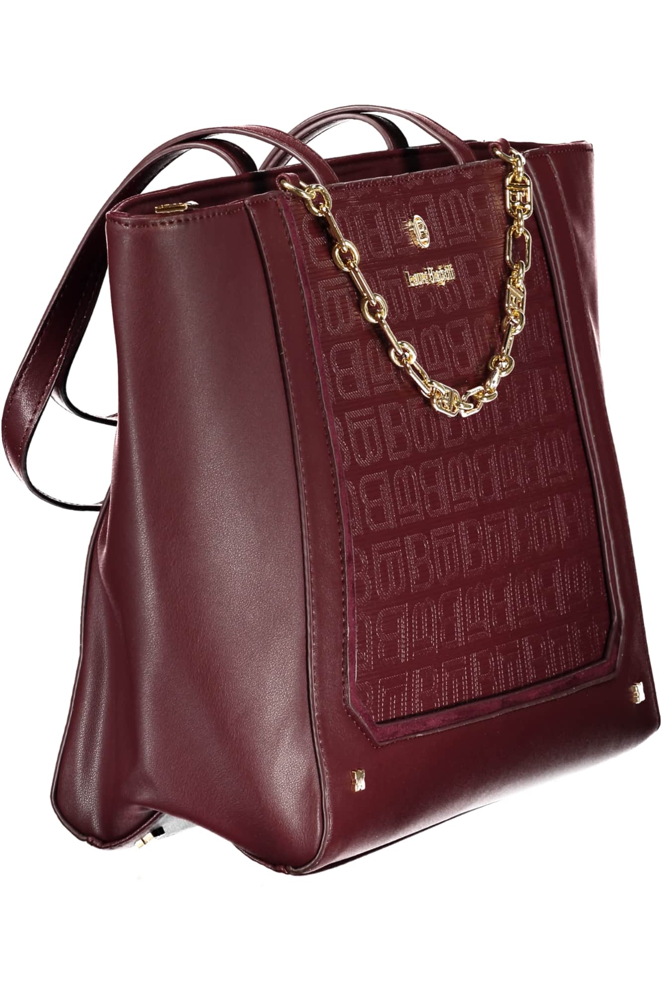 Laura Biagiotti mujer rojo bolso