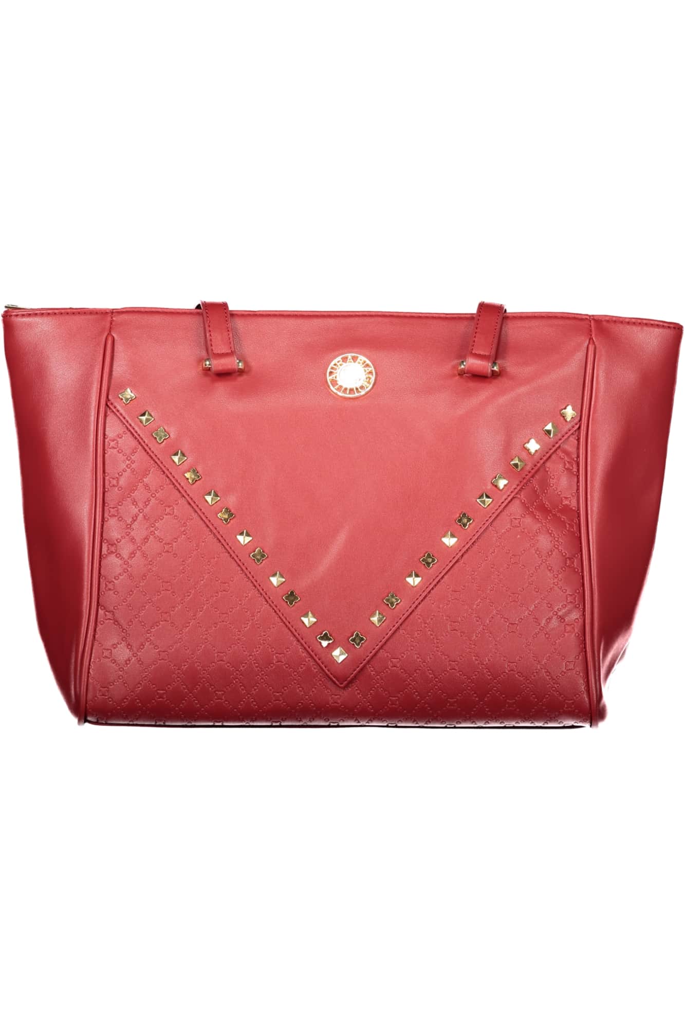 Laura Biagiotti mujer rojo bolso