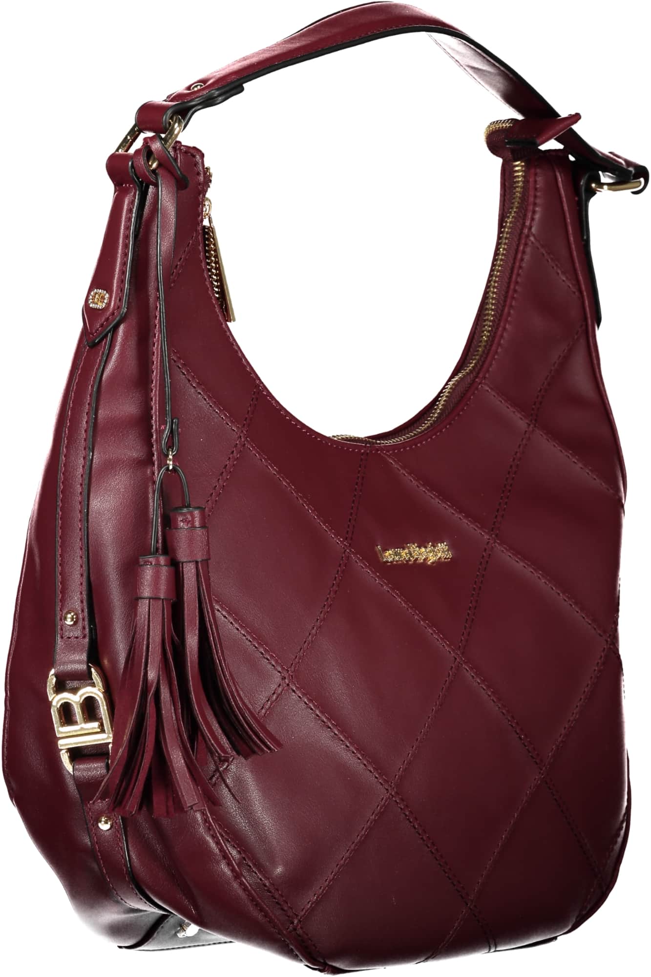 Laura Biagiotti mujer rojo bolso