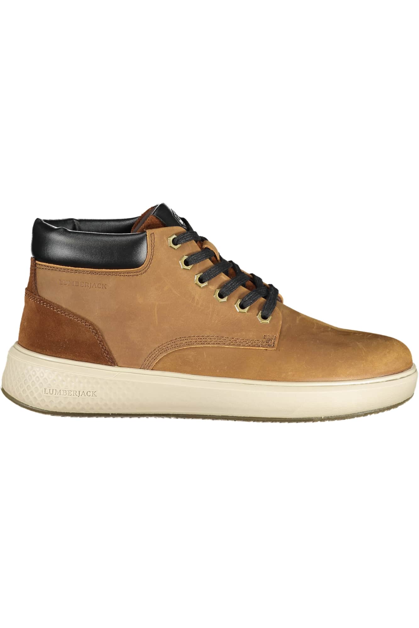Lumberjack hombre marrón bota
