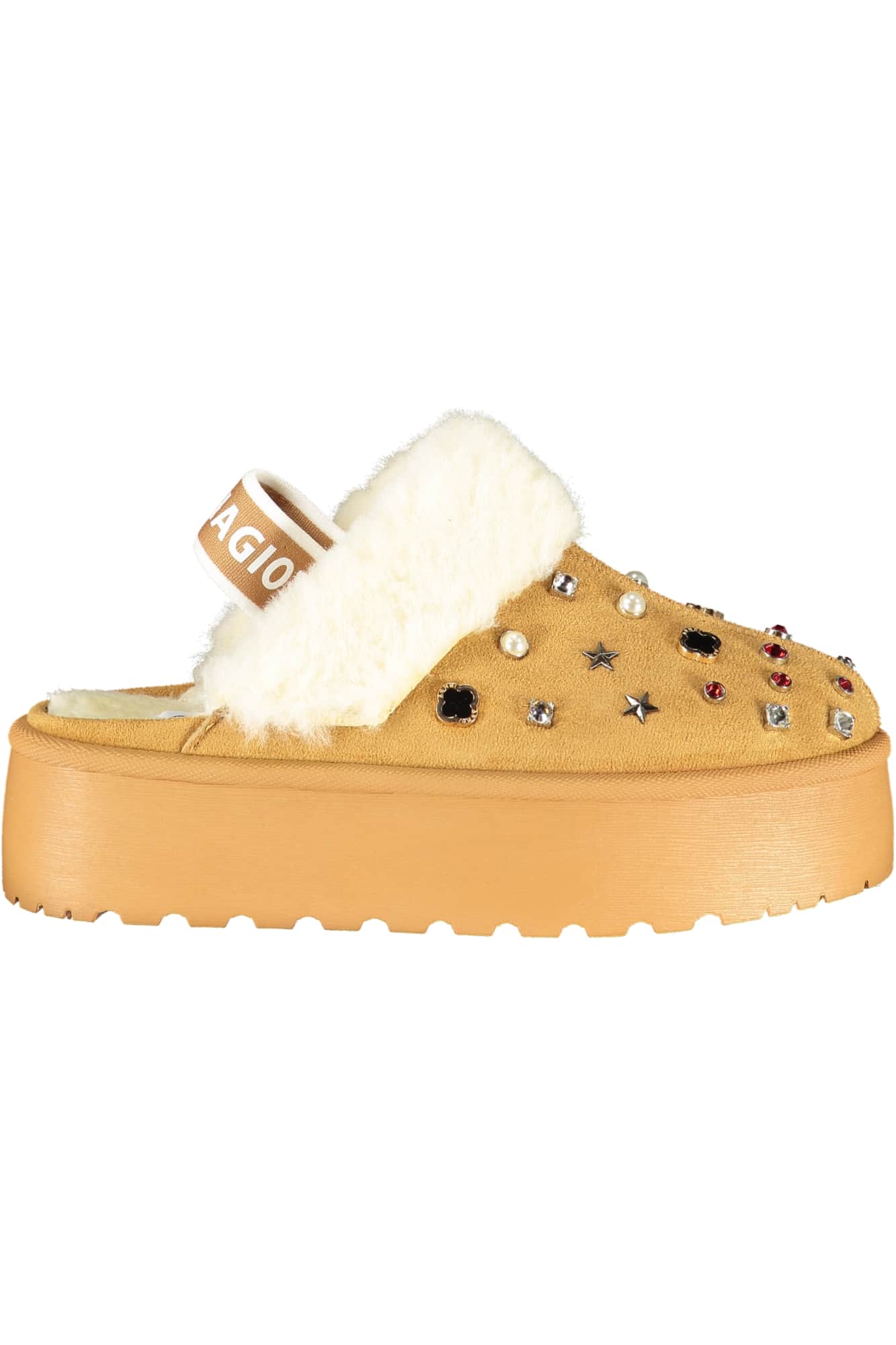 Laura Biagiotti mujer invierno zueco calzado, marrón