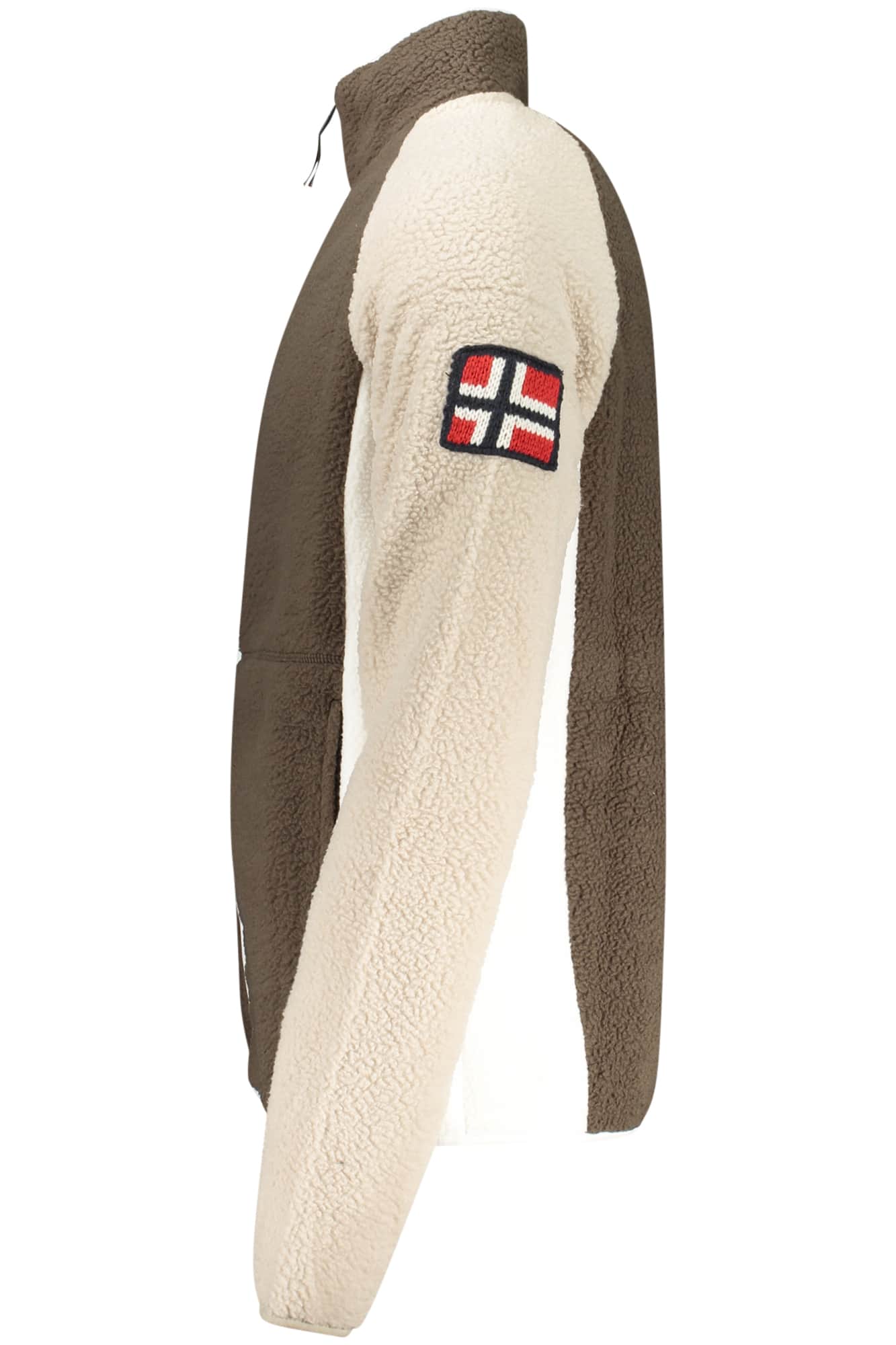 Norway 1963 hombre marrón con cremallera sudadera