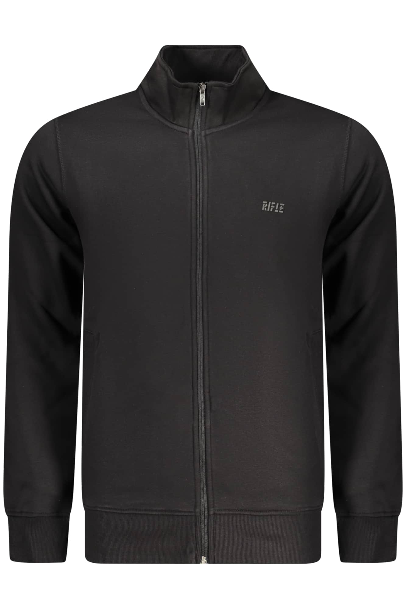 Rifle hombre azul con cremallera sudadera