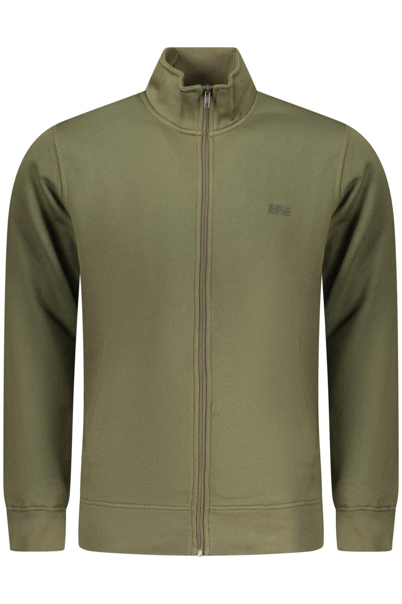 Rifle hombre azul con cremallera sudadera