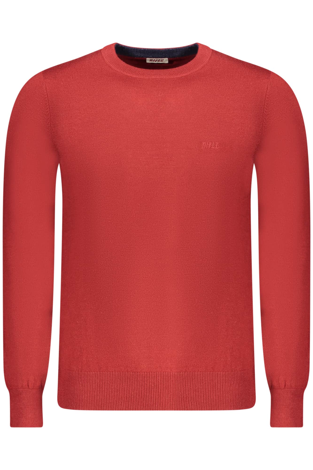 Rifle hombre naranja camisa