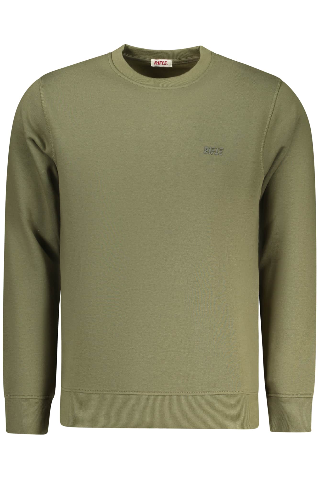 Rifle sudadera sin cremallera hombre gris