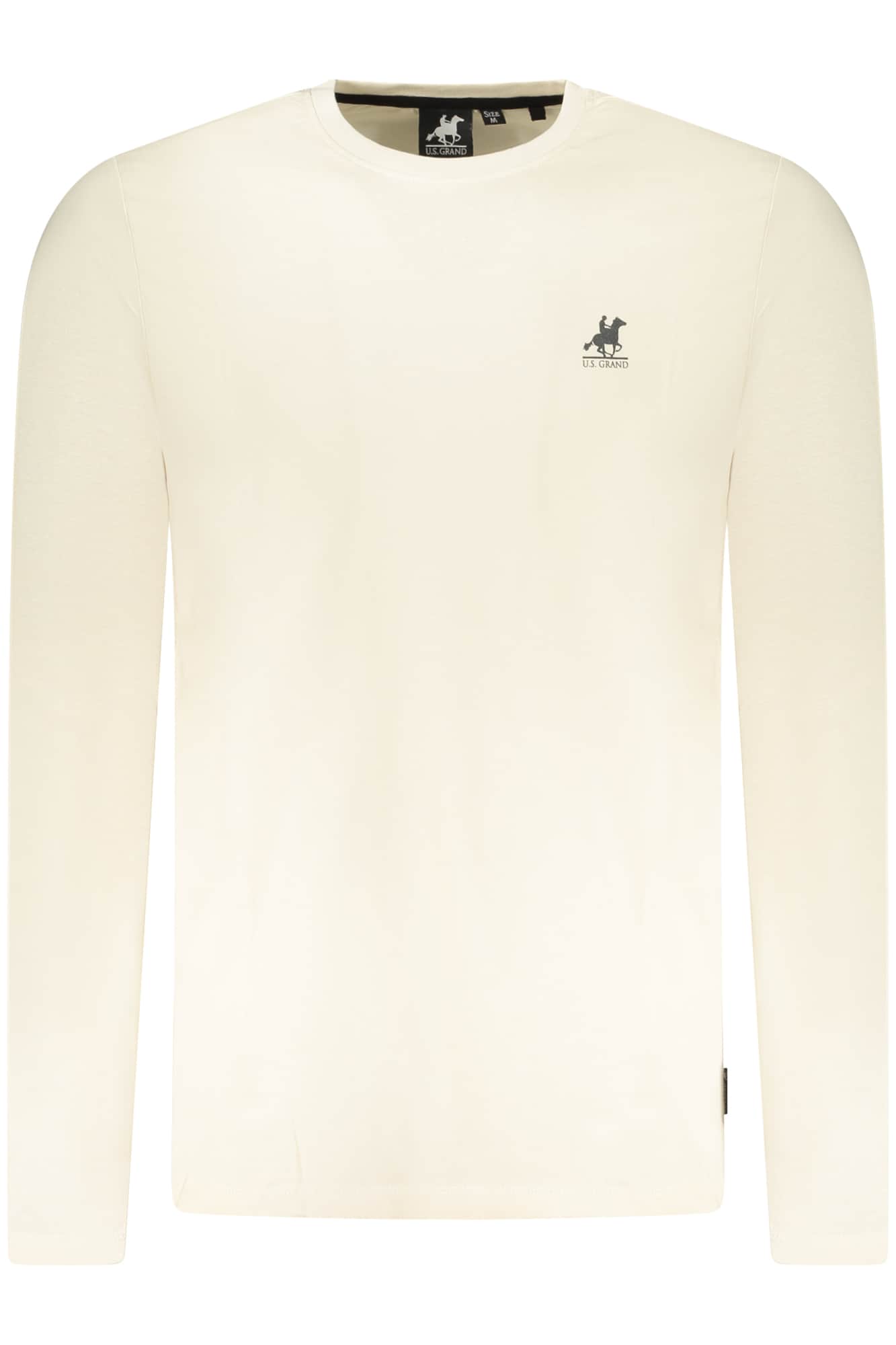 US Grand hombre manga larga t-camisa beige