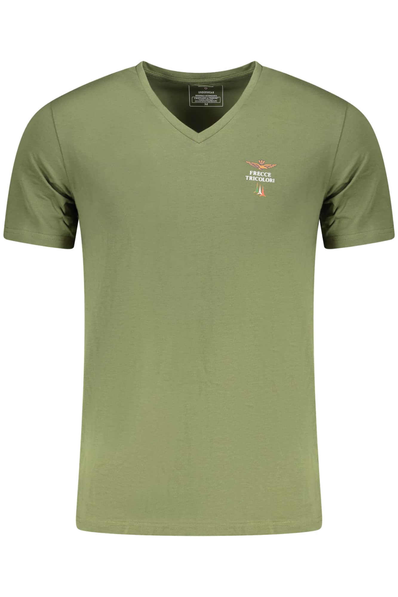 Aeronautica Militare hombre verde outdoor t-camisa