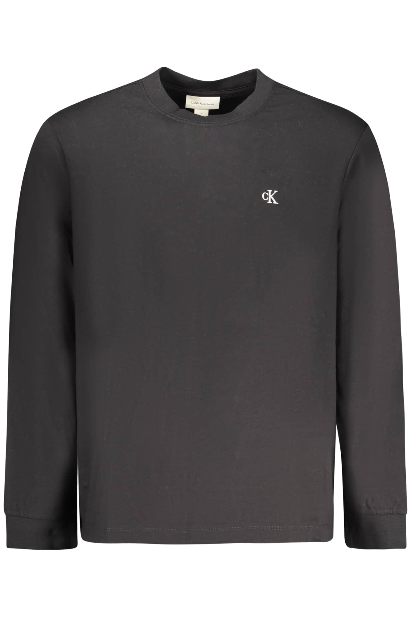 Calvin Klein hombre manga larga t-camisa negro
