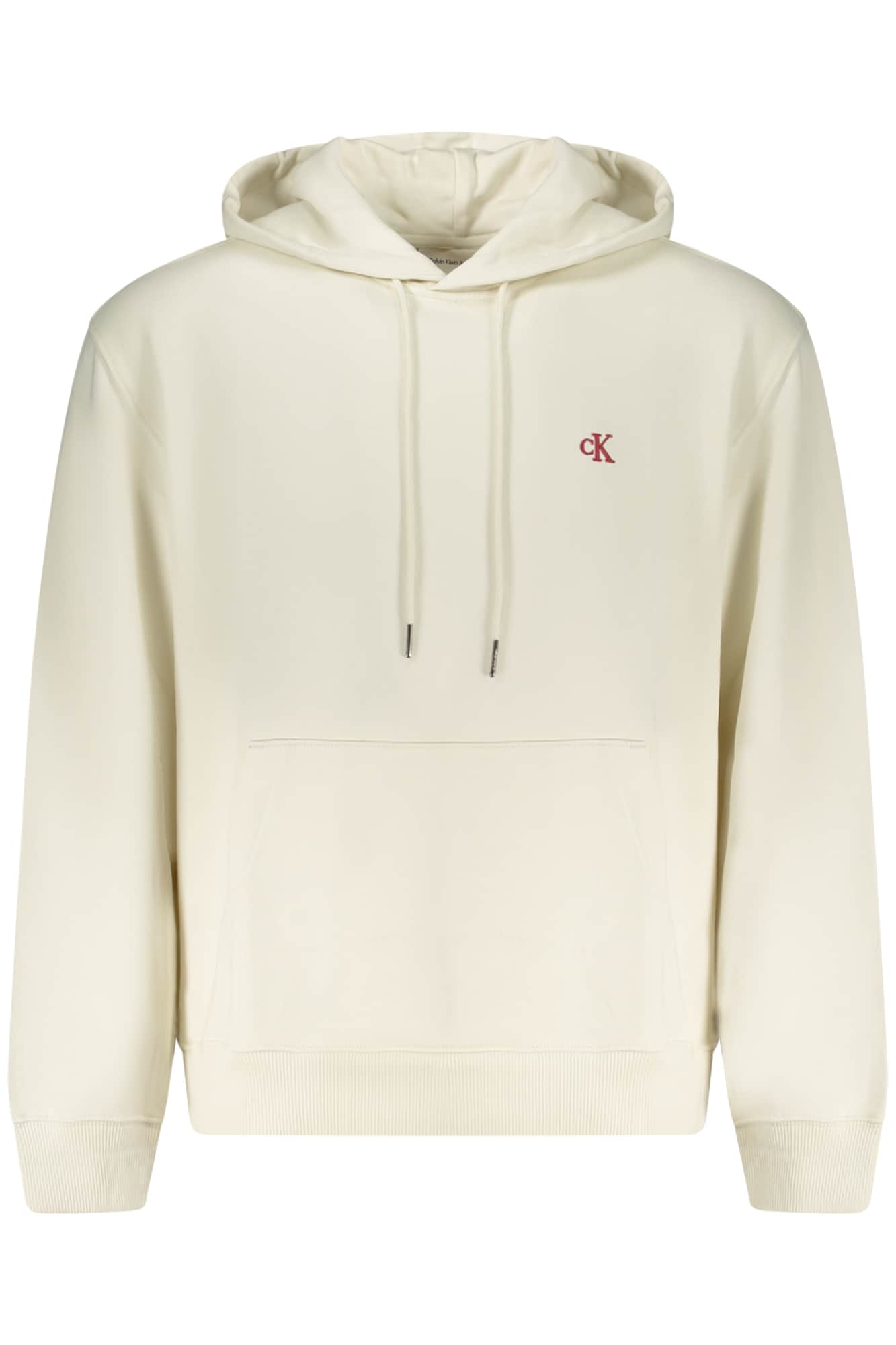 Calvin Klein hombre con cremallera sudadera, beige