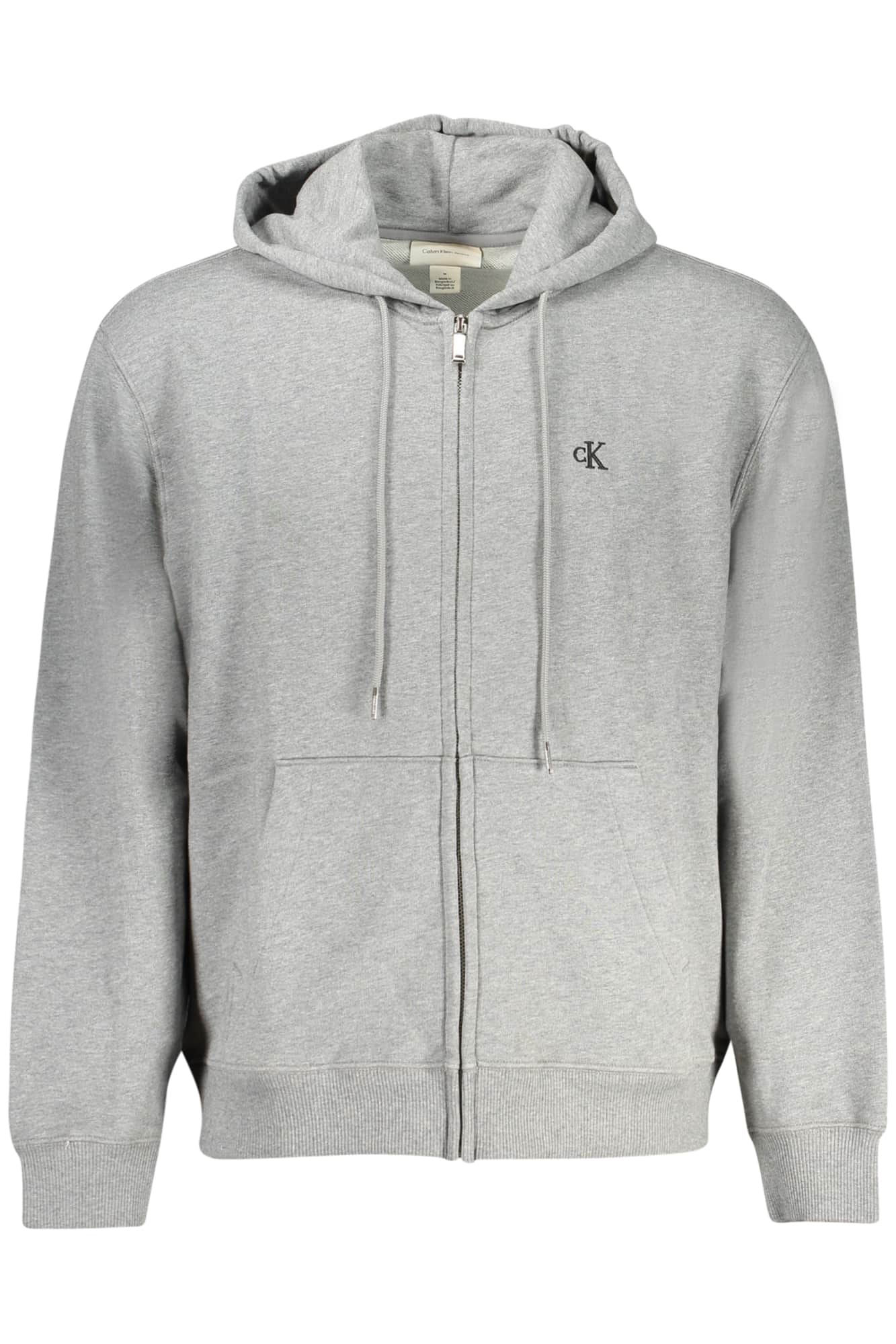 Calvin Klein hombre con cremallera sudadera gris