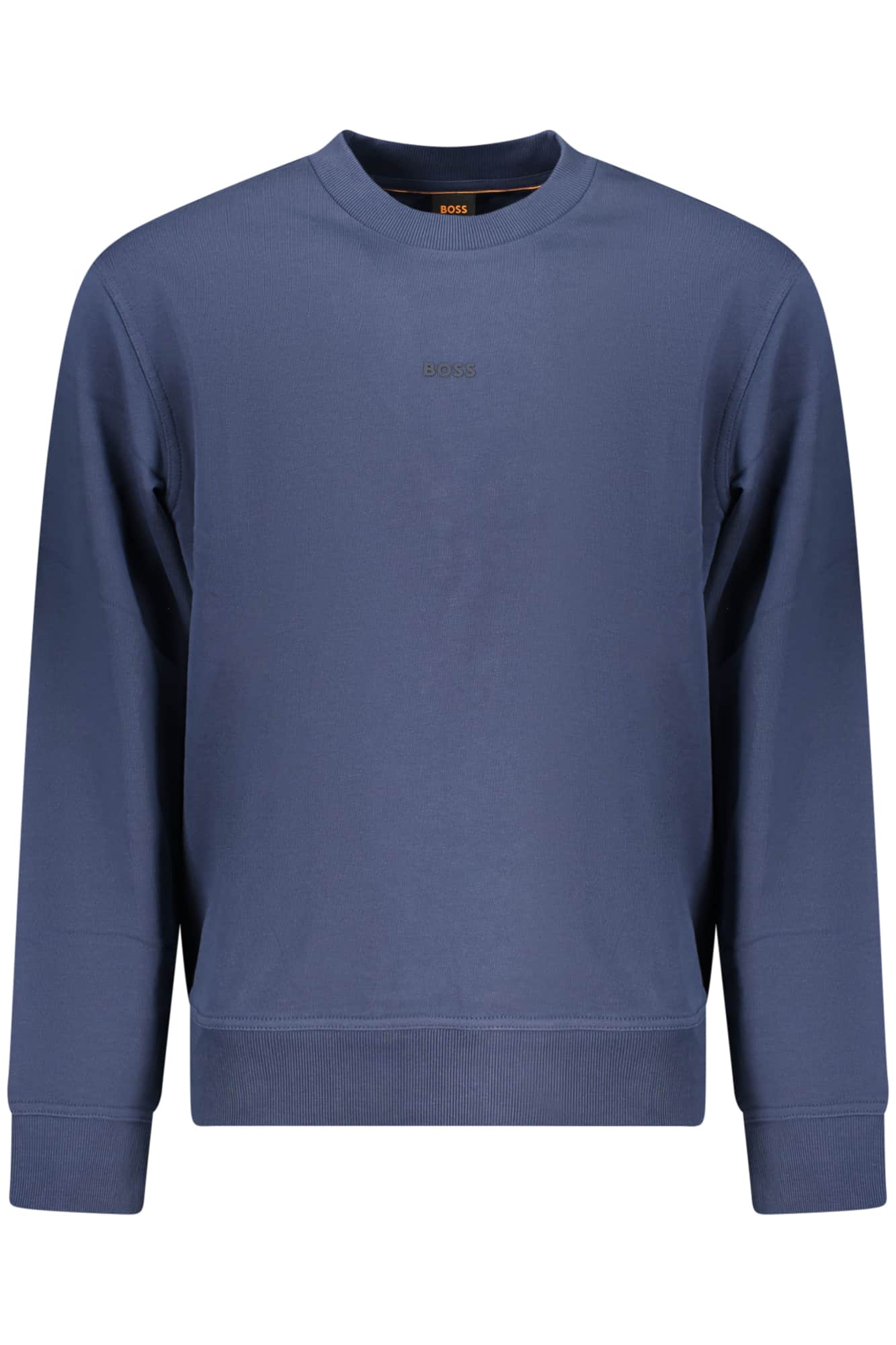 Boss hombre azul con cremallera sudadera