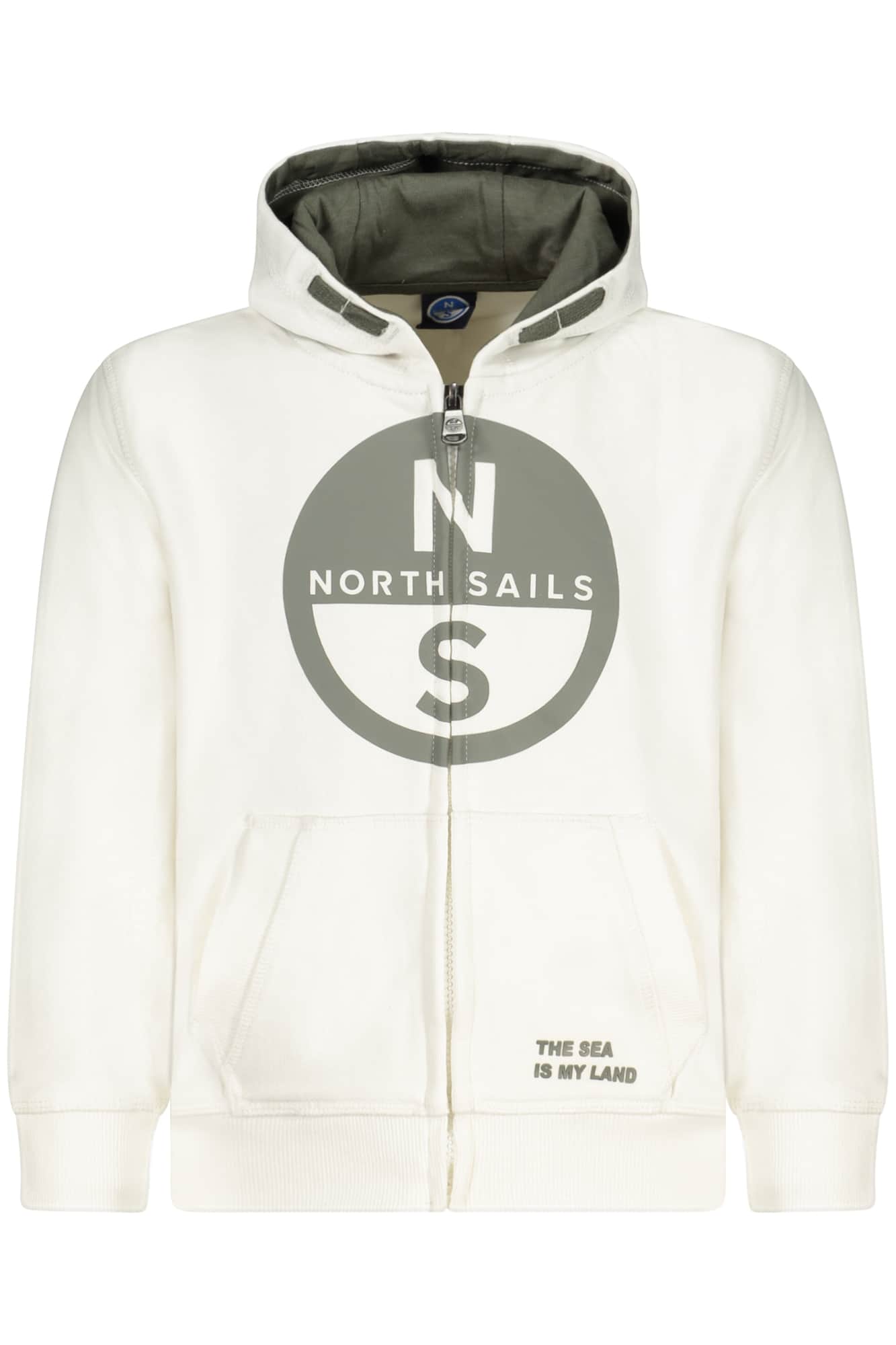 North Sails niños azul con cremallera sudadera