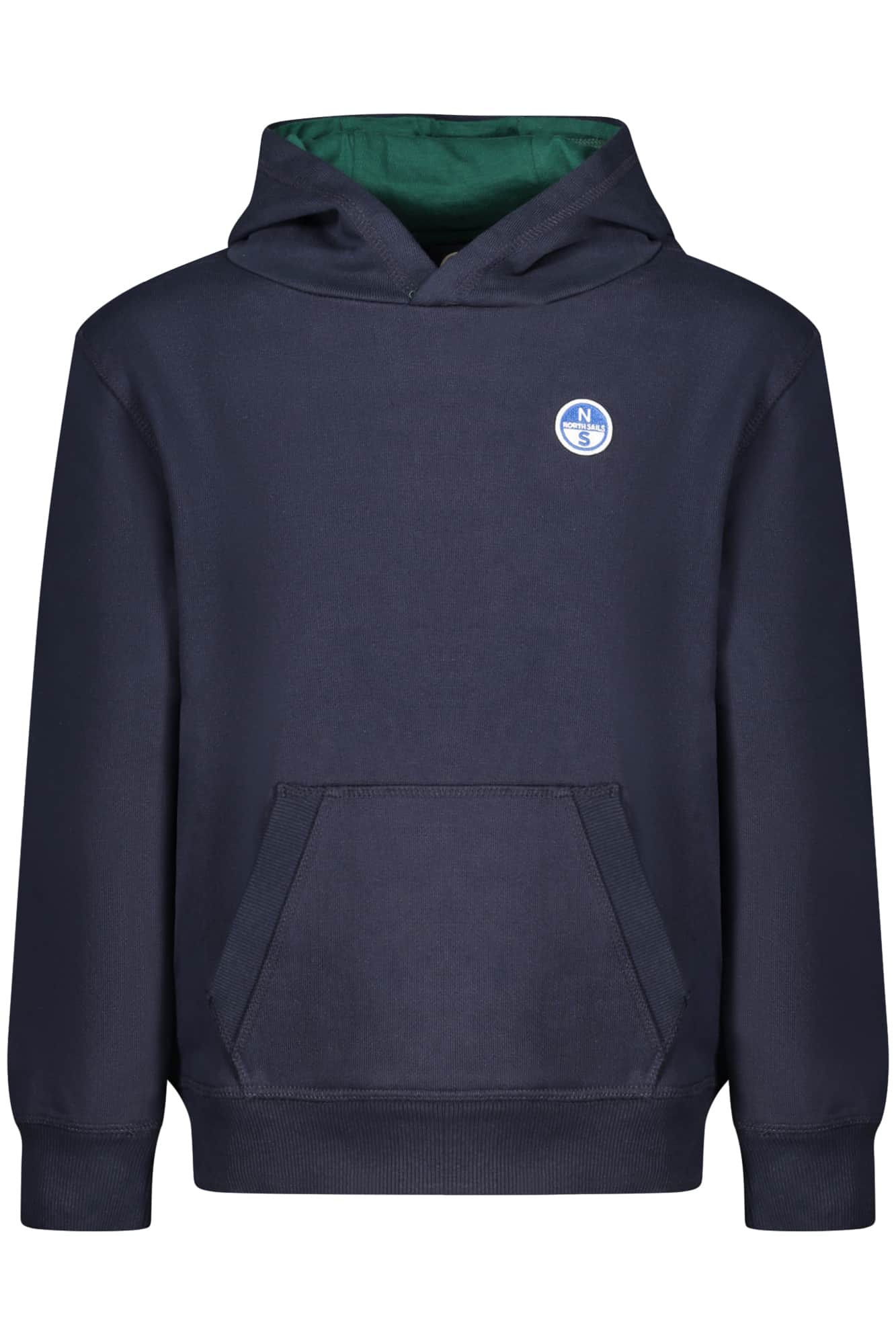 North Sails niños con cremallera sudadera, verde