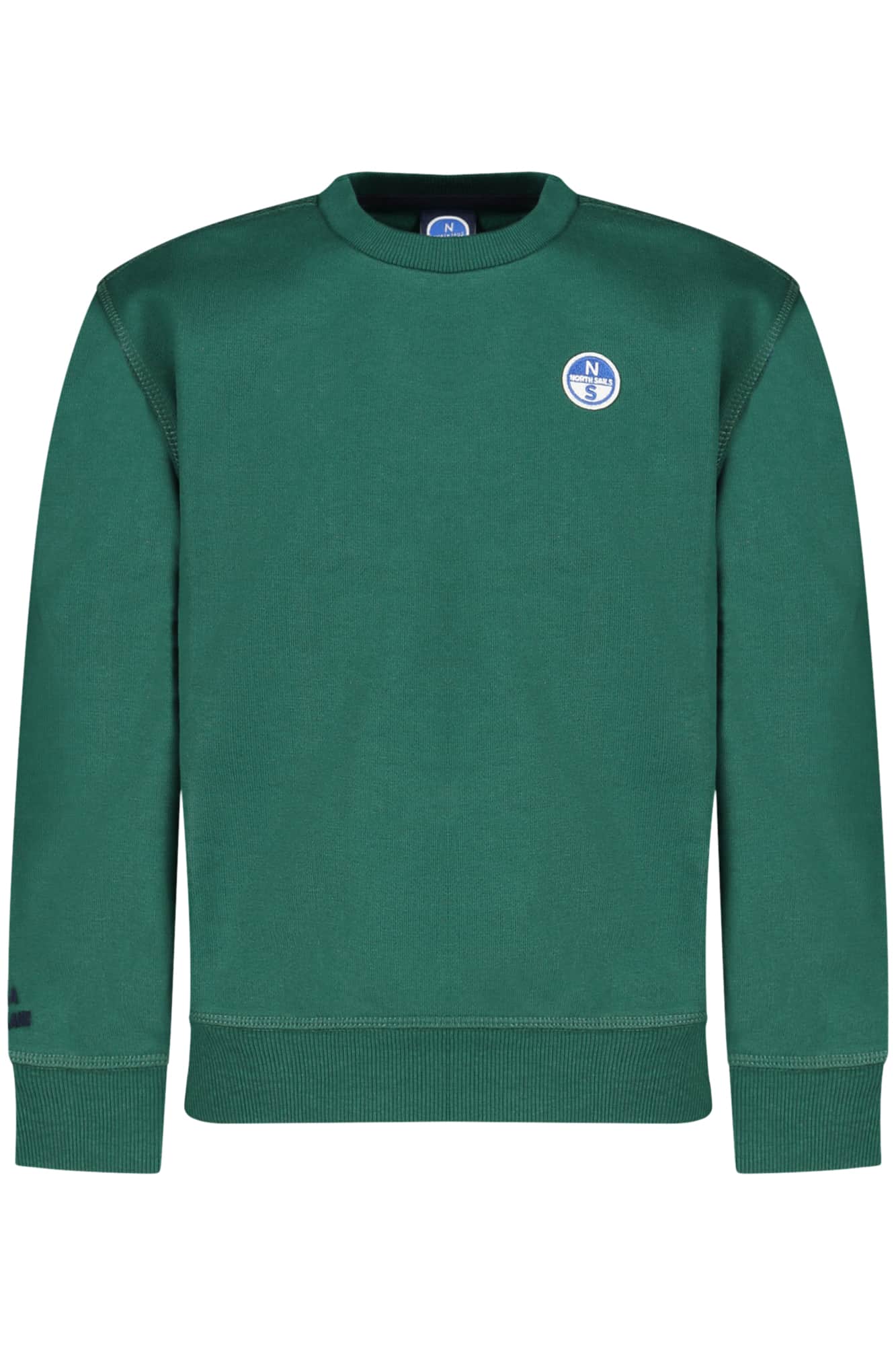 North Sails niños con cremallera sudadera, blanco