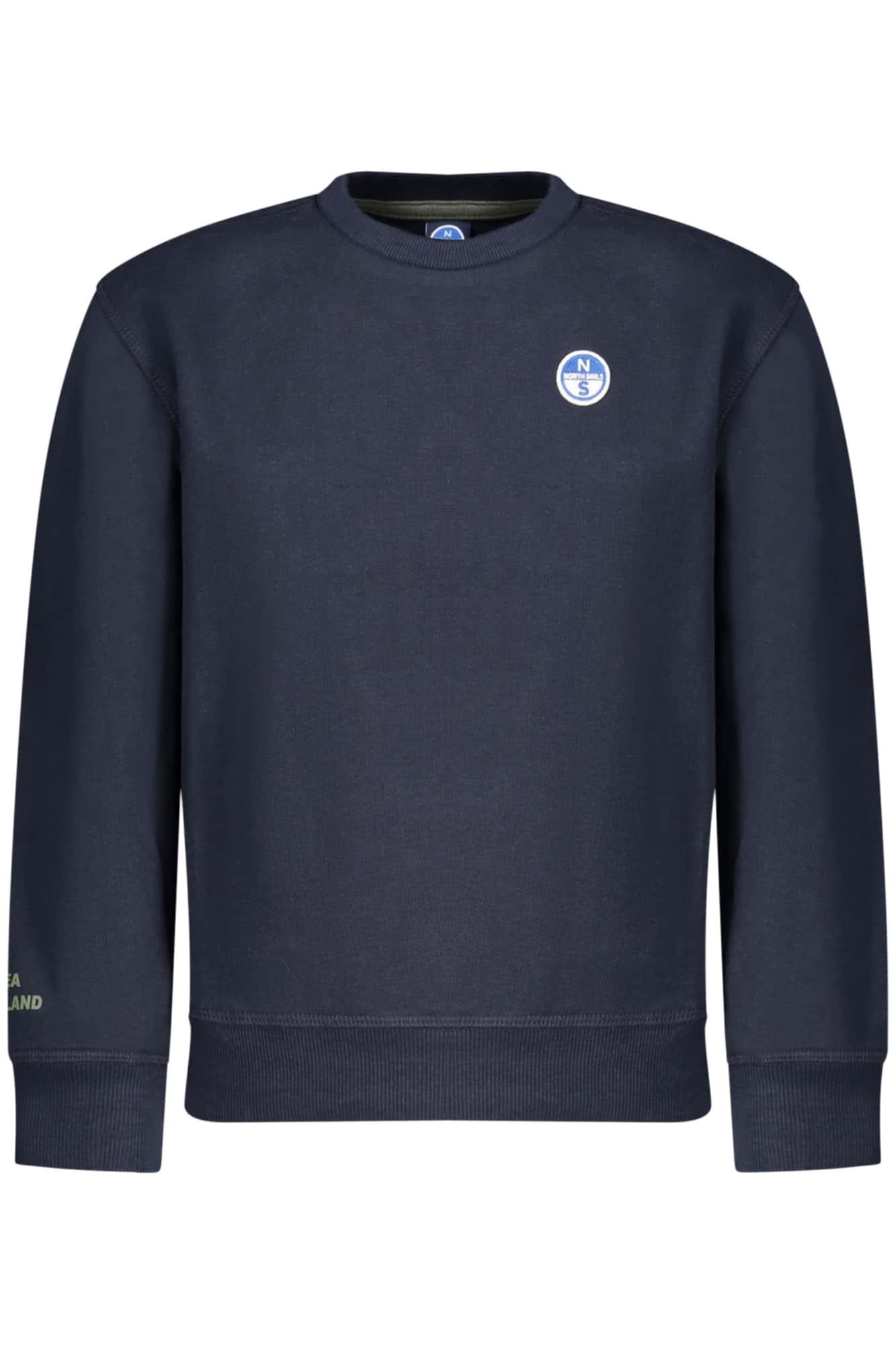 North Sails niños con cremallera sudadera, blanco